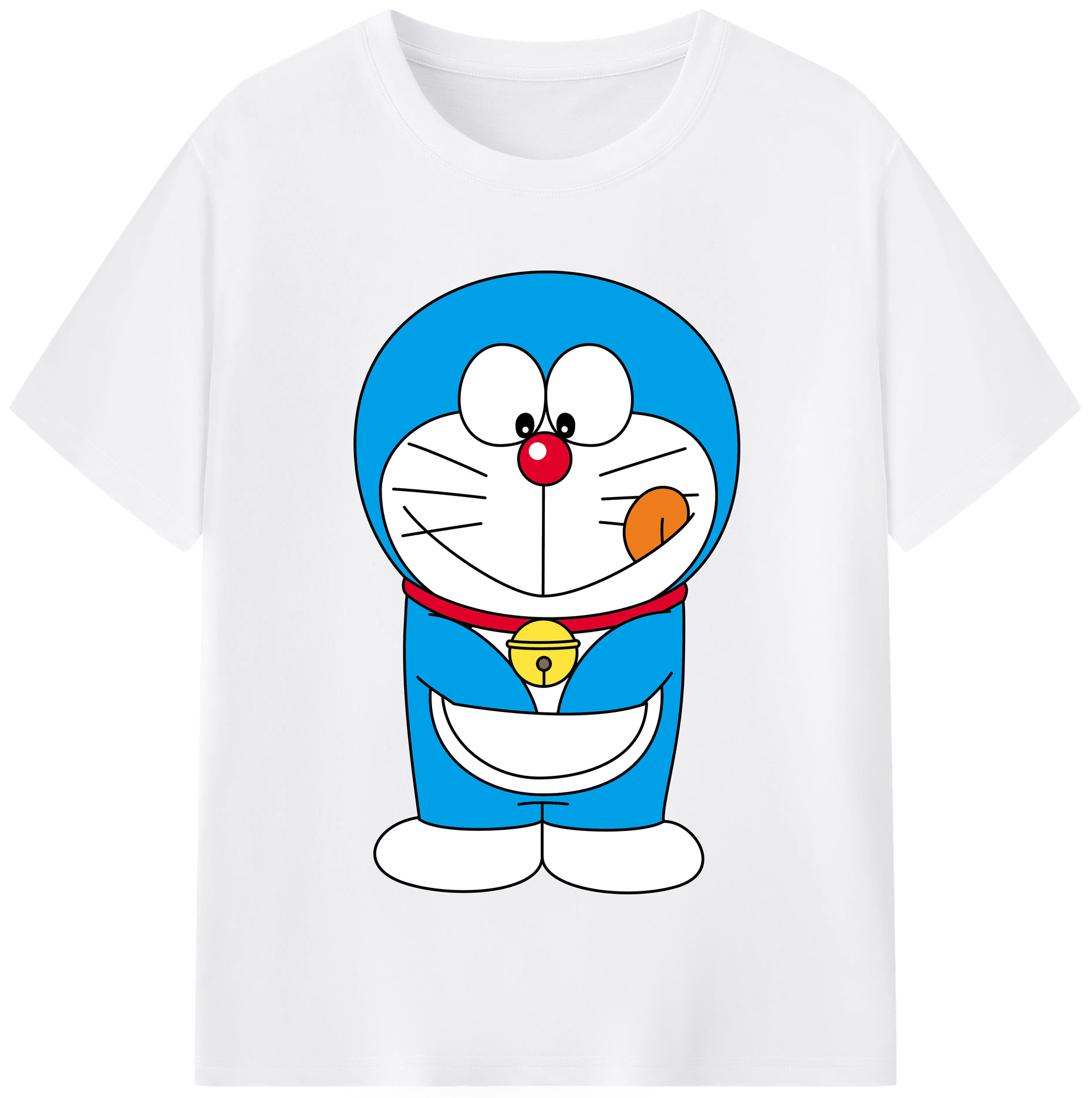 （画像用） ドラえもん Doraemon 綿100％半袖Tシャツ（フロントプリント）