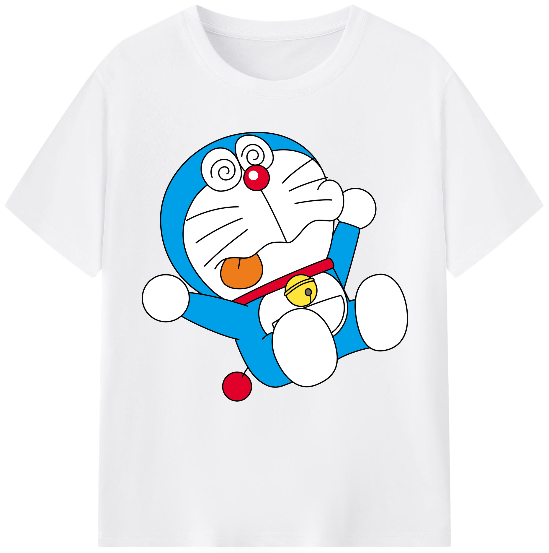 （画像用） ドラえもん Doraemon 綿100％半袖Tシャツ（フロントプリント）