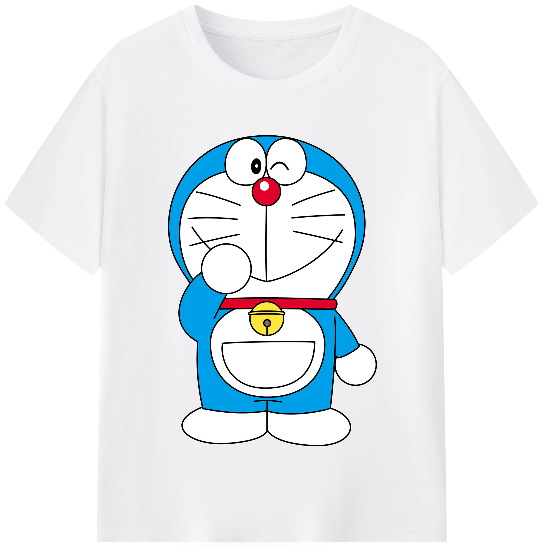 （画像用） ドラえもん Doraemon 綿100％半袖Tシャツ（フロントプリント）
