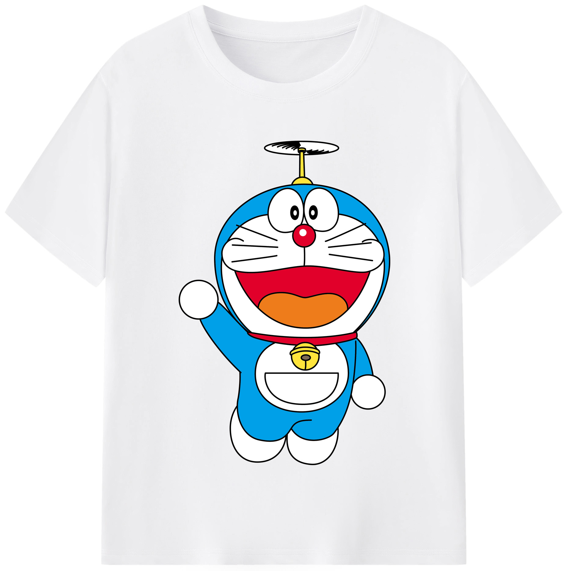 （画像用） ドラえもん Doraemon 綿100％半袖Tシャツ（フロントプリント）