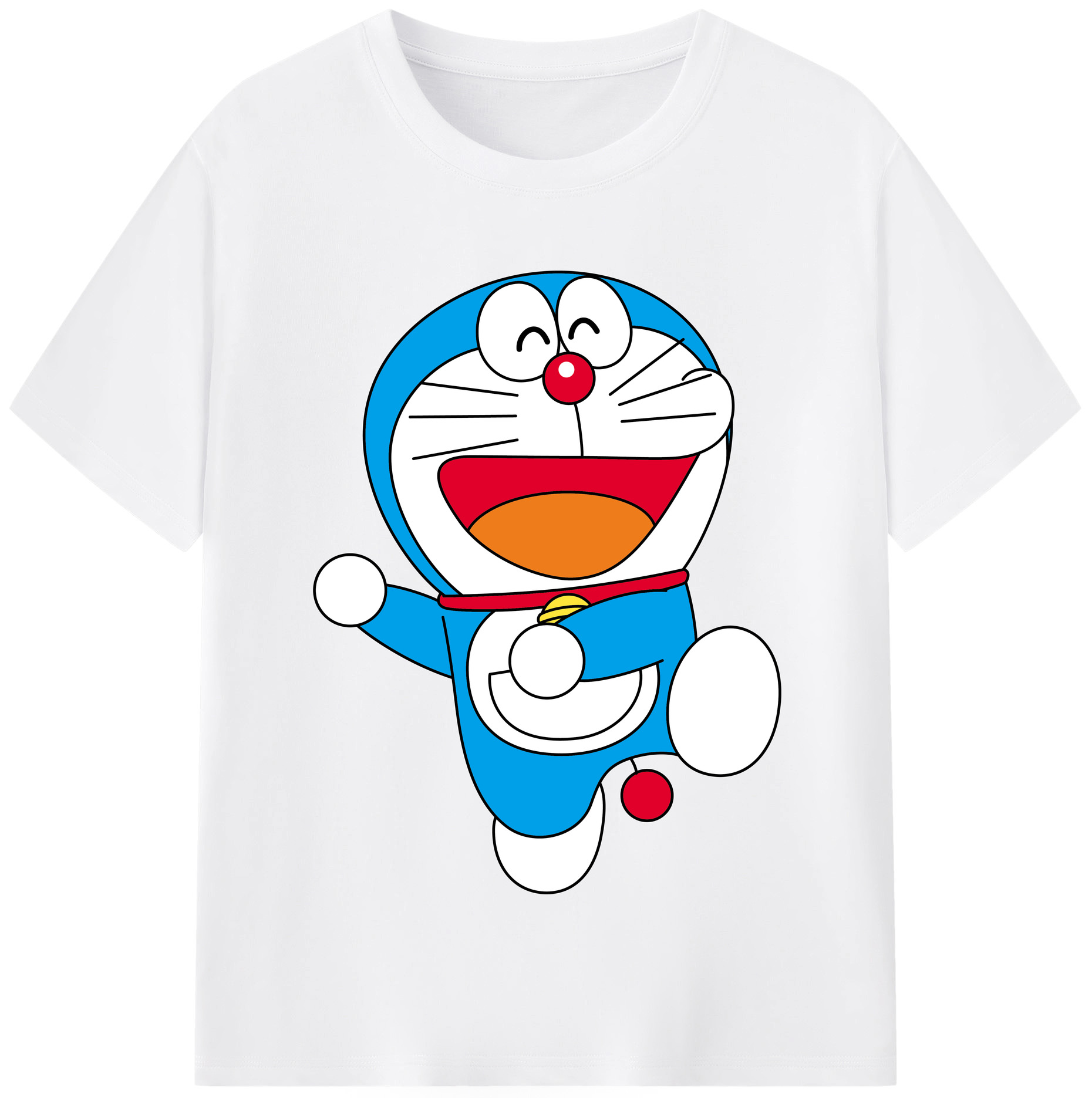 （画像用） ドラえもん Doraemon 綿100％半袖Tシャツ（フロントプリント）