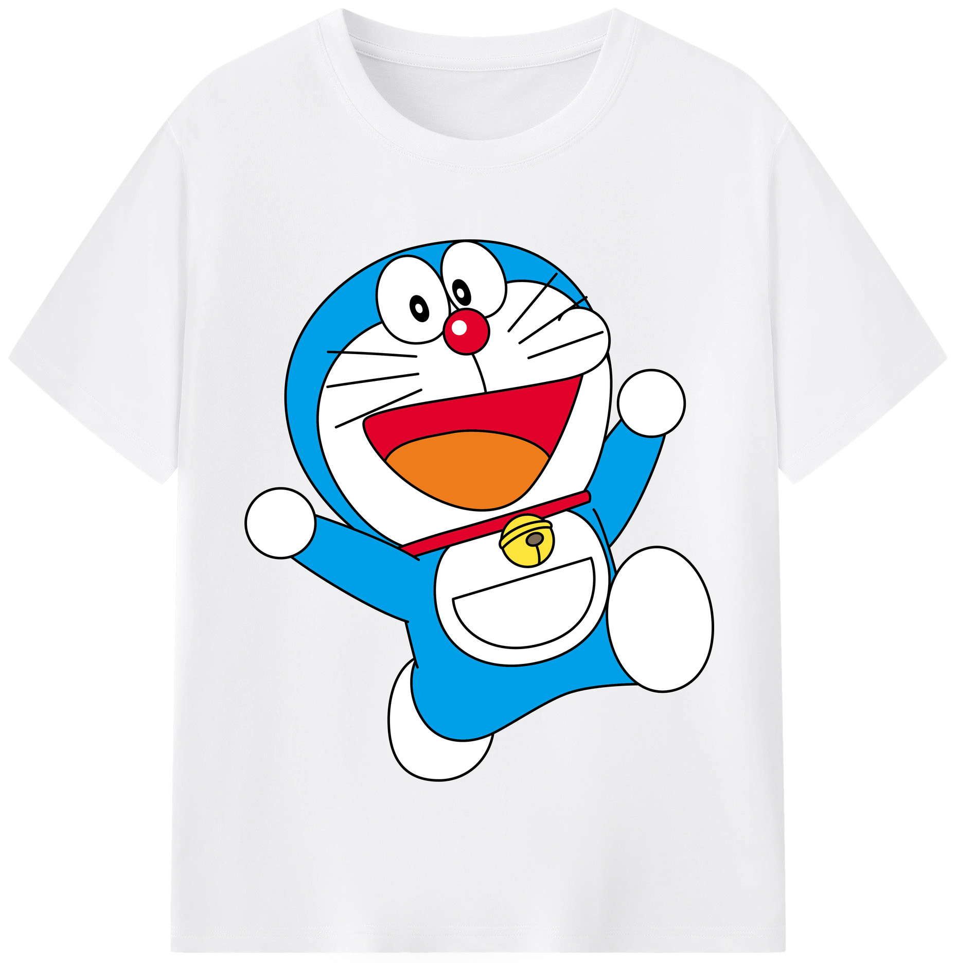 （画像用） ドラえもん Doraemon 綿100％半袖Tシャツ（フロントプリント）