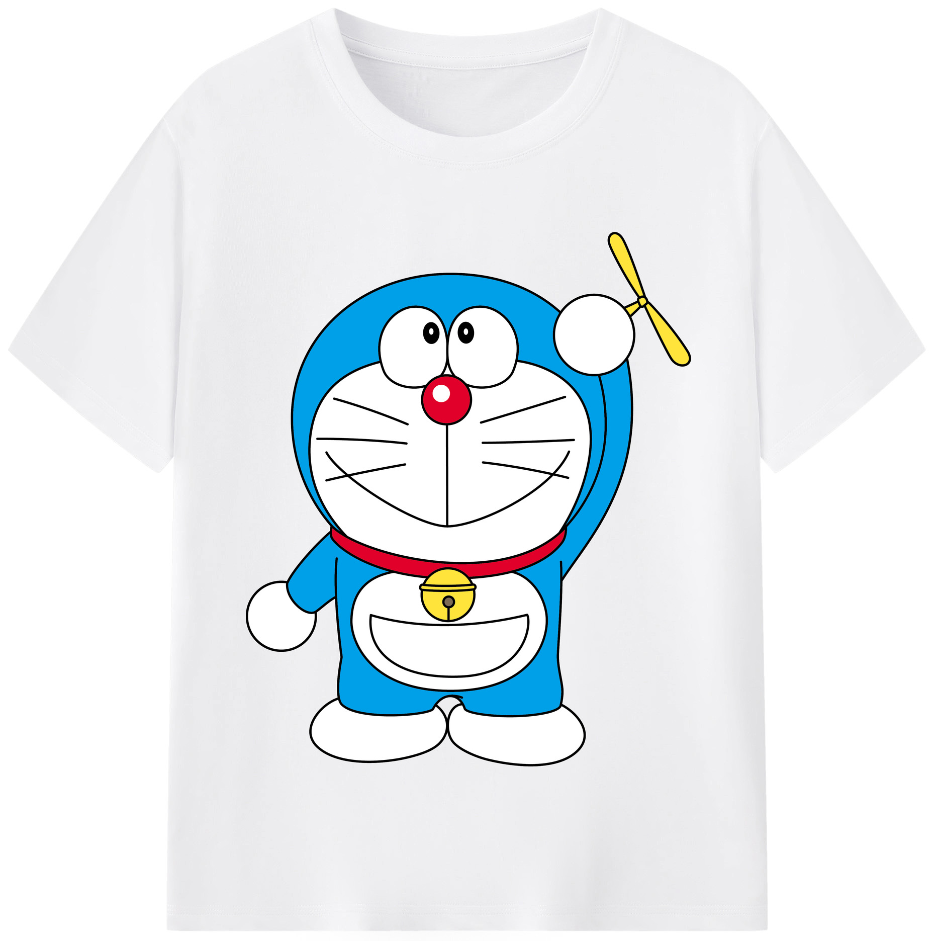 （画像用） ドラえもん Doraemon 綿100％半袖Tシャツ（フロントプリント）