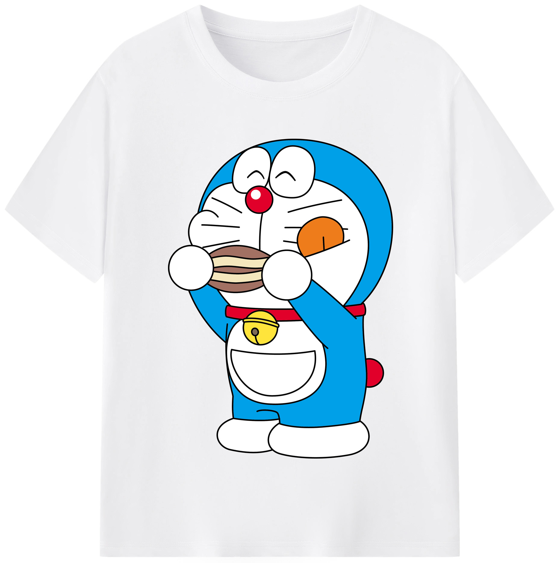 （画像用） ドラえもん Doraemon 綿100％半袖Tシャツ（フロントプリント）