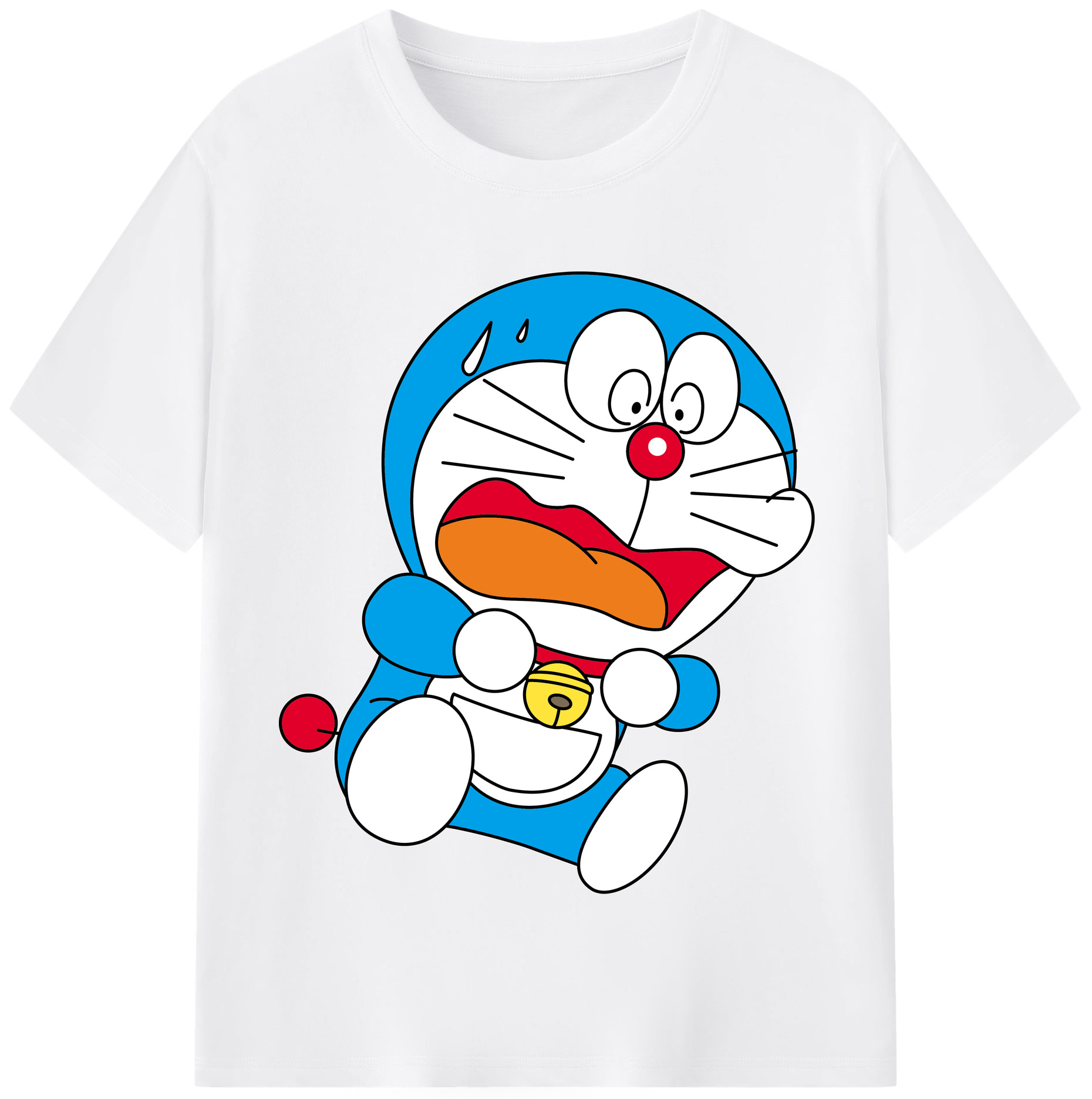 （画像用） ドラえもん Doraemon 綿100％半袖Tシャツ（フロントプリント）