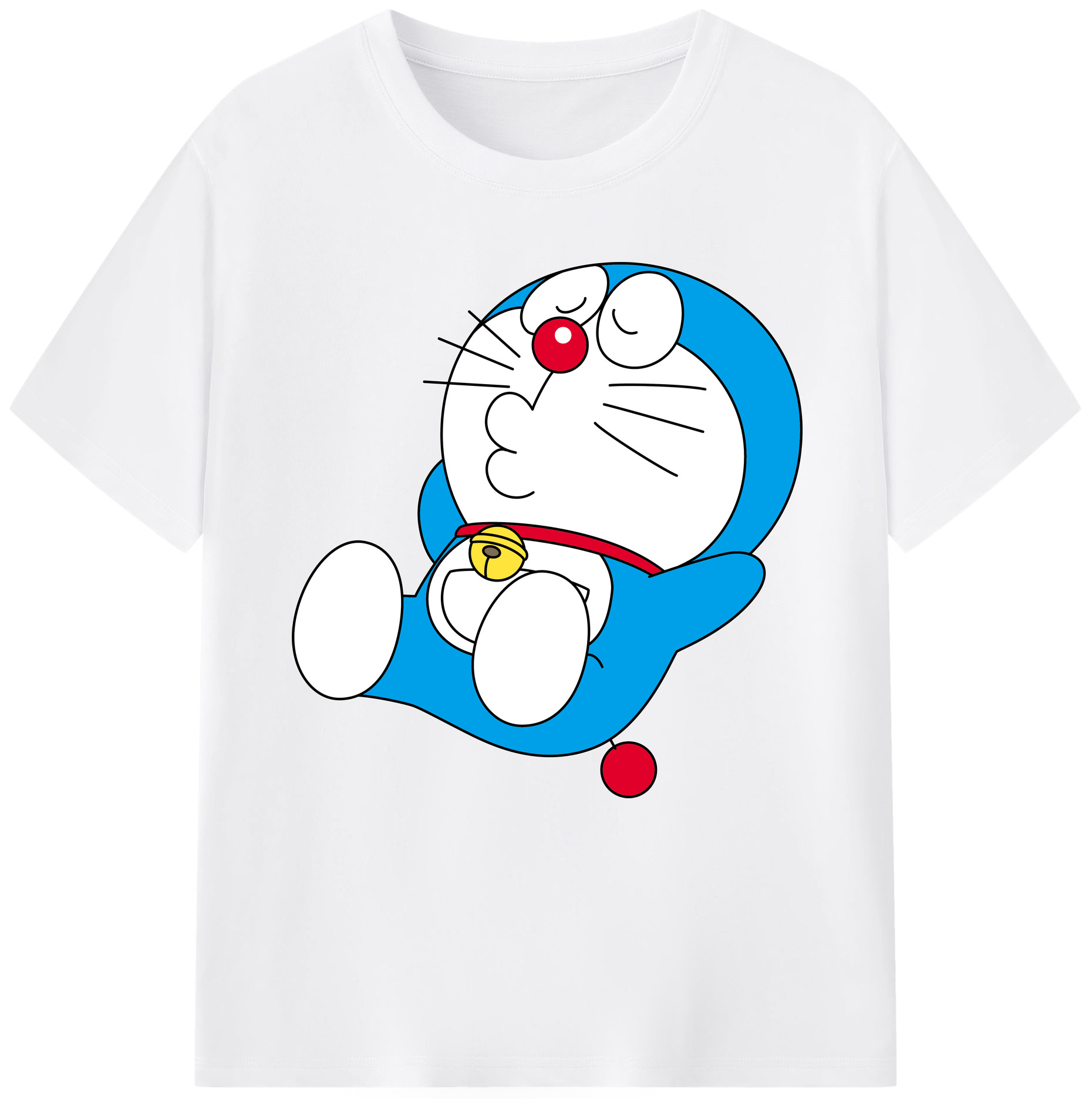 （画像用） ドラえもん Doraemon 綿100％半袖Tシャツ（フロントプリント）
