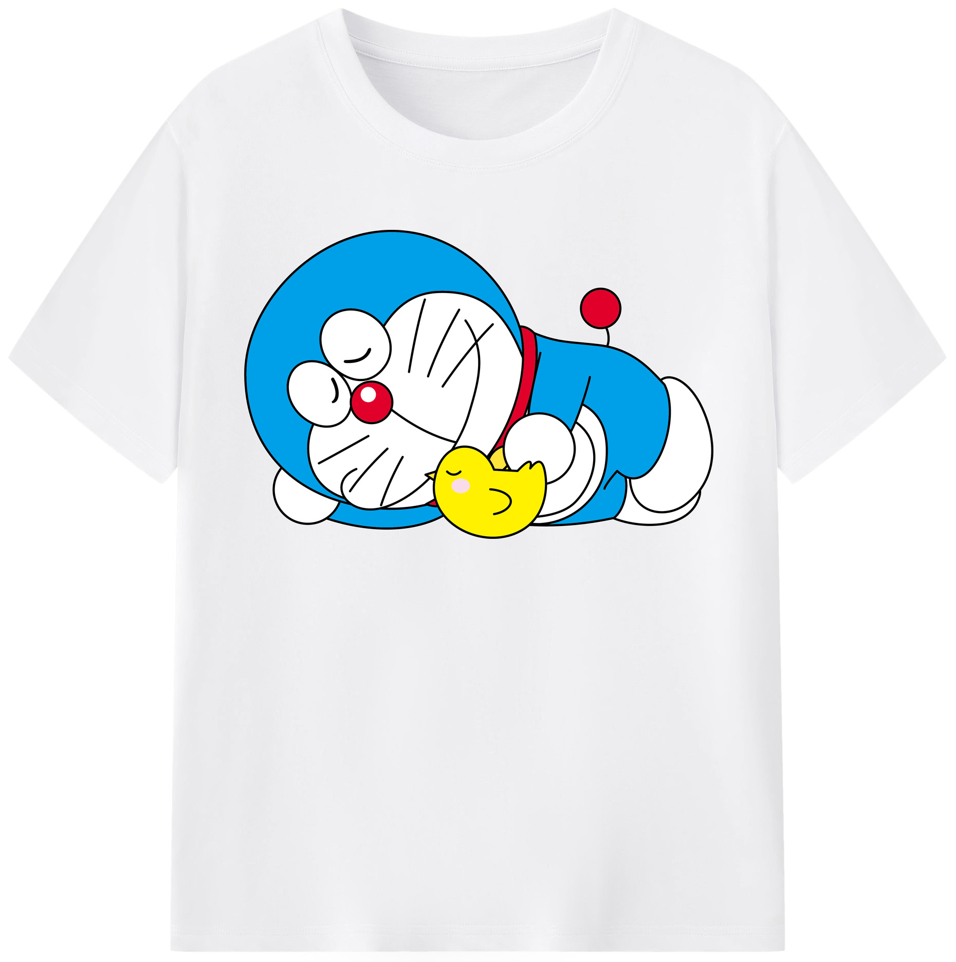 （画像用） ドラえもん Doraemon 綿100％半袖Tシャツ（フロントプリント）