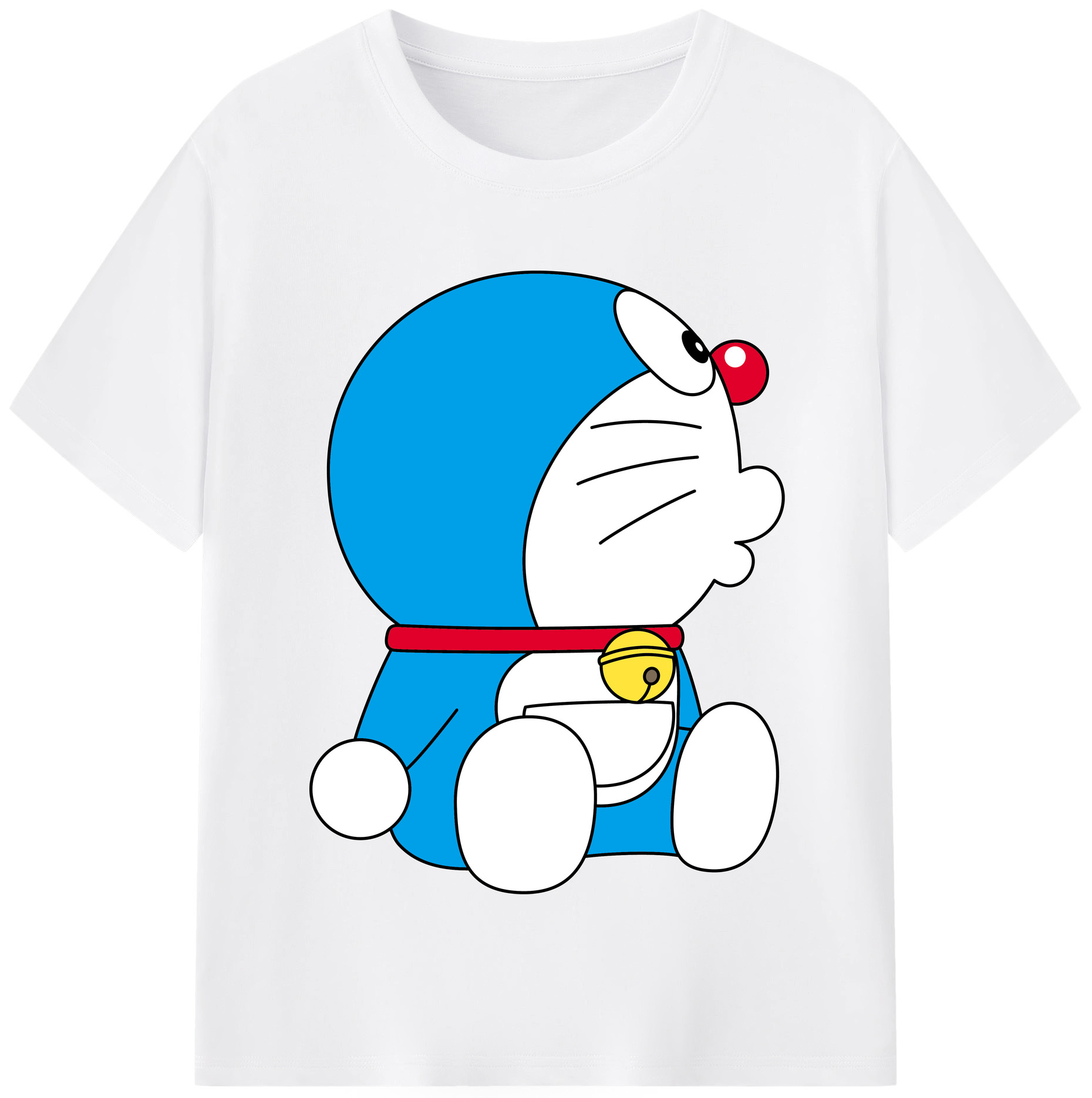 （画像用） ドラえもん Doraemon 綿100％半袖Tシャツ（フロントプリント）