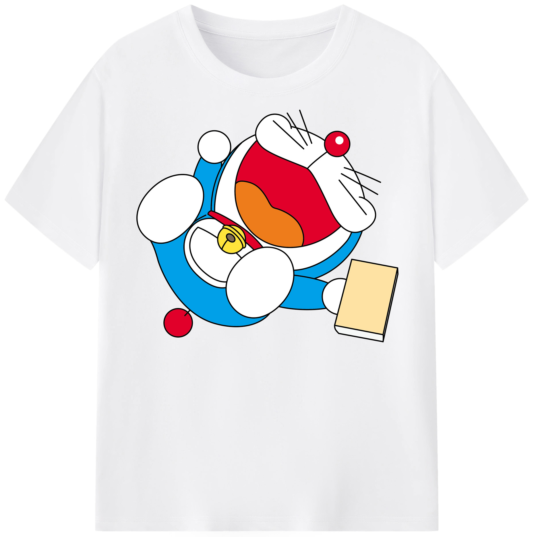 （画像用） ドラえもん Doraemon 綿100％半袖Tシャツ（フロントプリント）