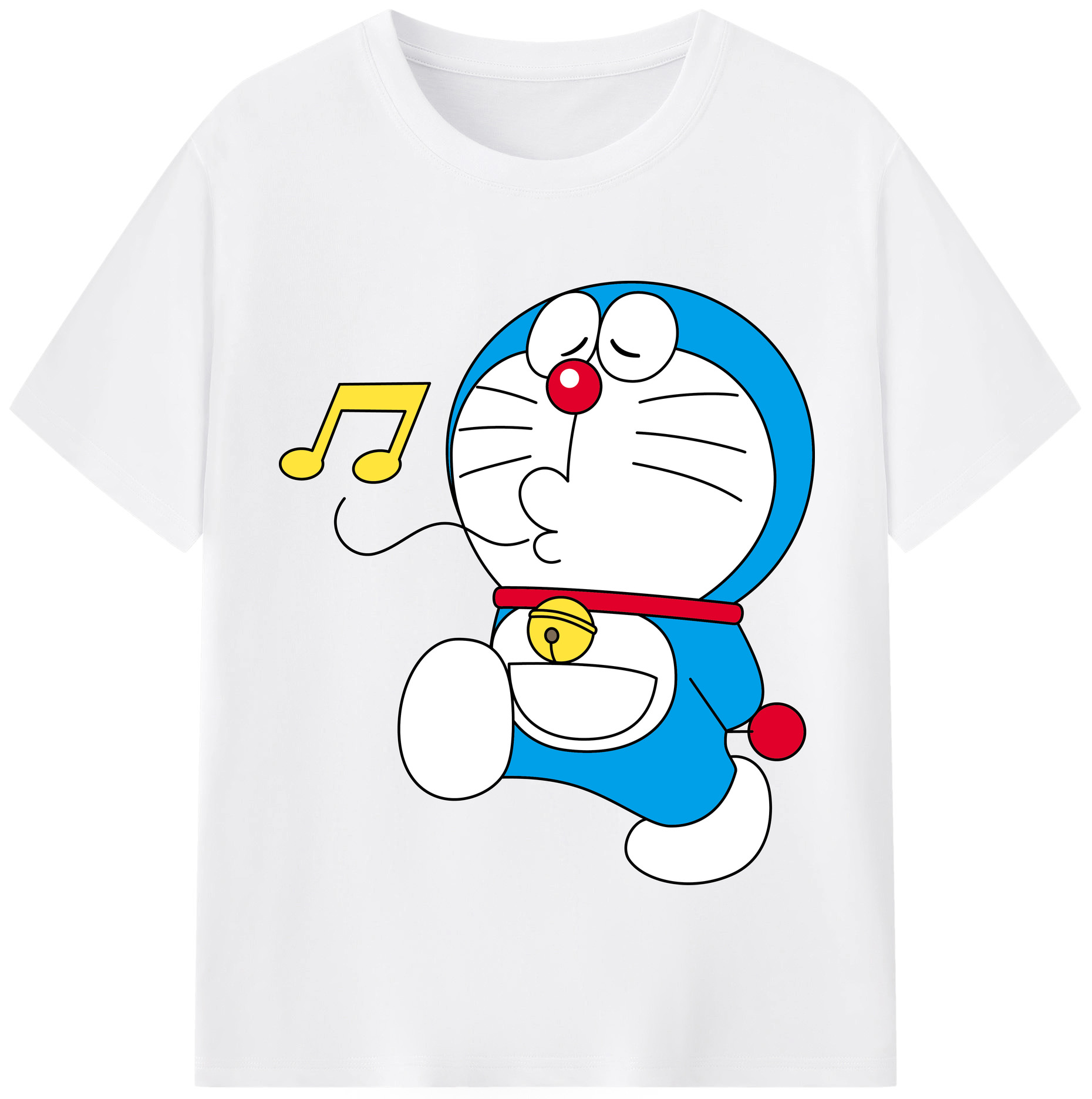 （画像用） ドラえもん Doraemon 綿100％半袖Tシャツ（フロントプリント）