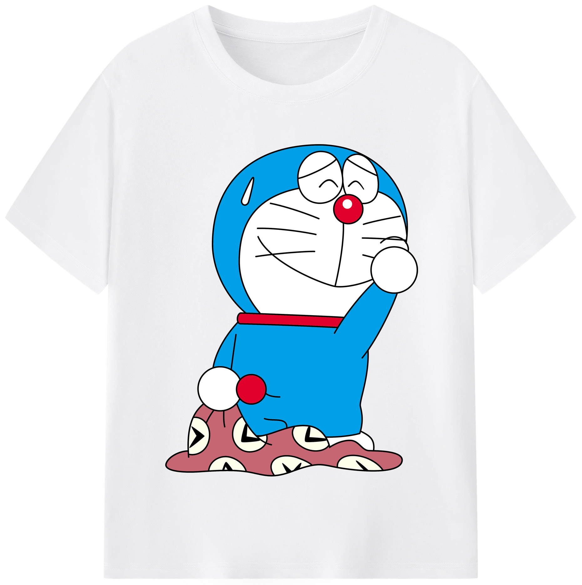 （画像用） ドラえもん Doraemon 綿100％半袖Tシャツ（フロントプリント）