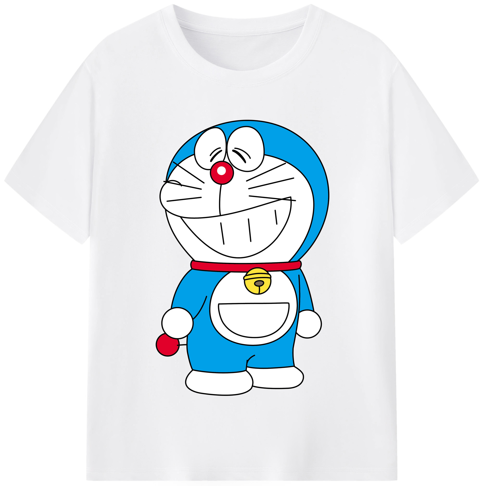 （画像用） ドラえもん Doraemon 綿100％半袖Tシャツ（フロントプリント）