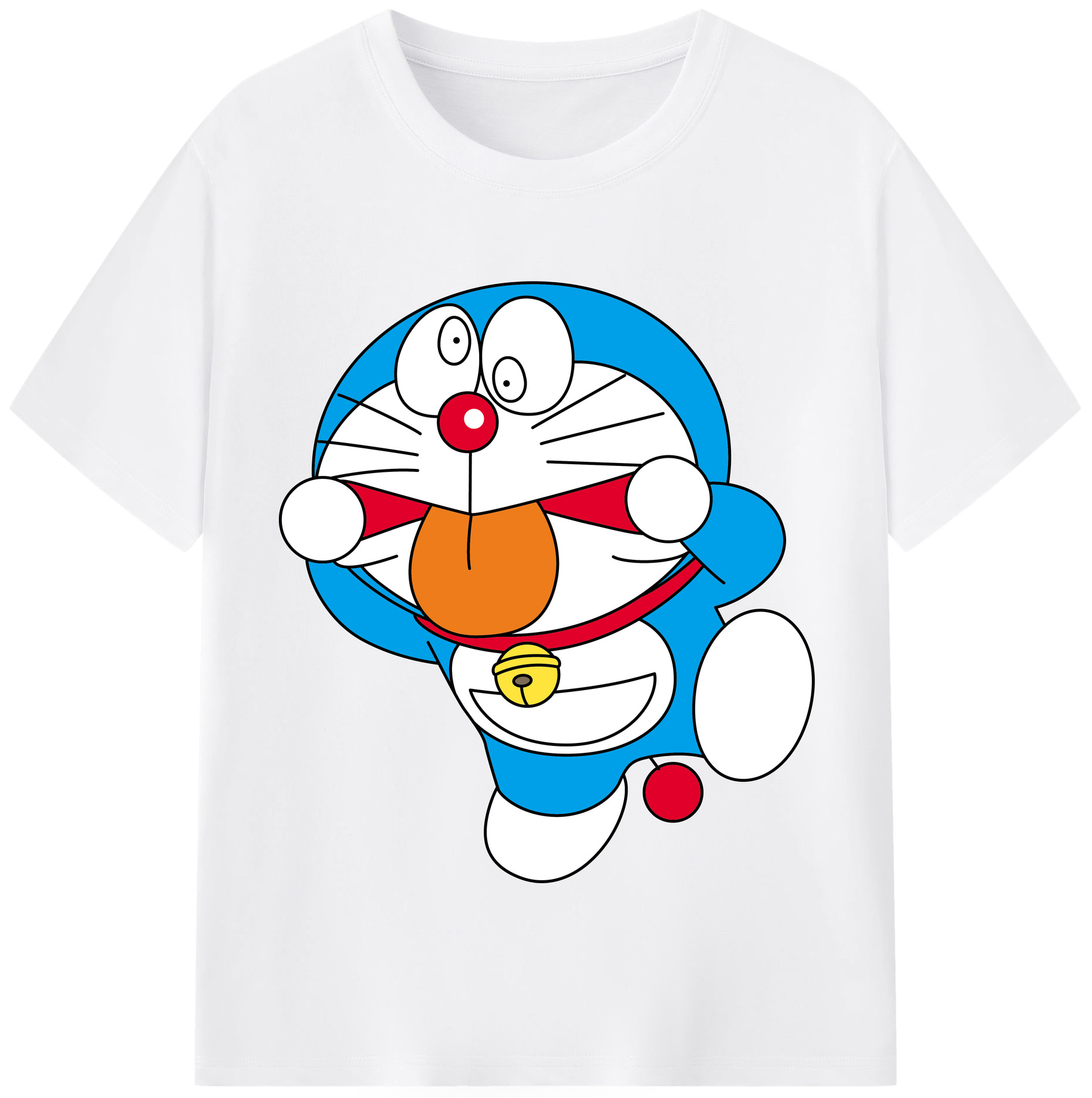 （画像用） ドラえもん Doraemon 綿100％半袖Tシャツ（フロントプリント）