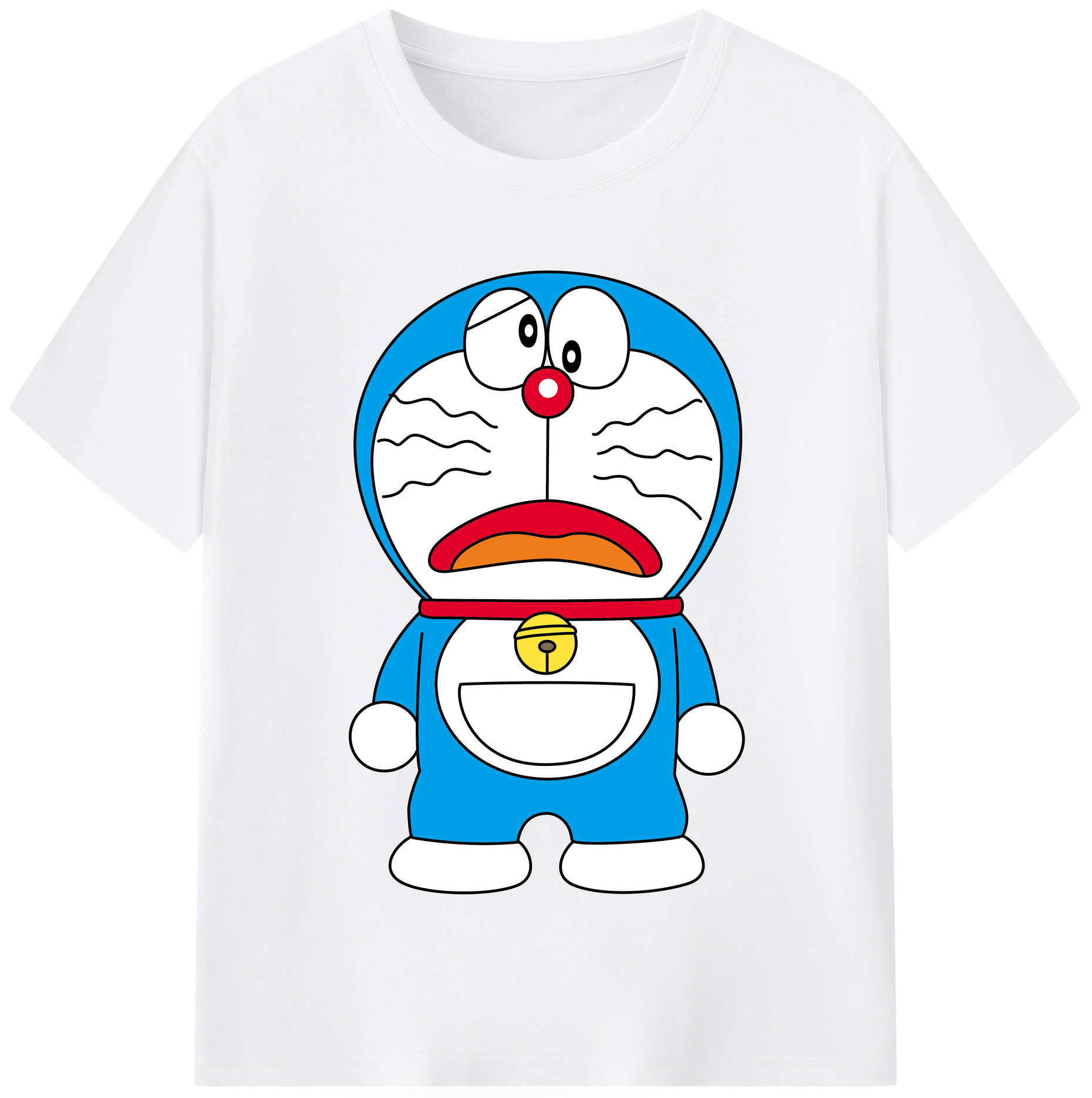 （画像用） ドラえもん Doraemon 綿100％半袖Tシャツ（フロントプリント）