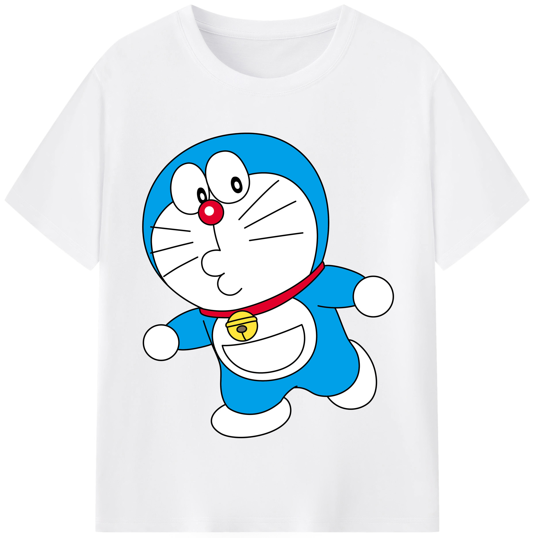 （画像用） ドラえもん Doraemon 綿100％半袖Tシャツ（フロントプリント）