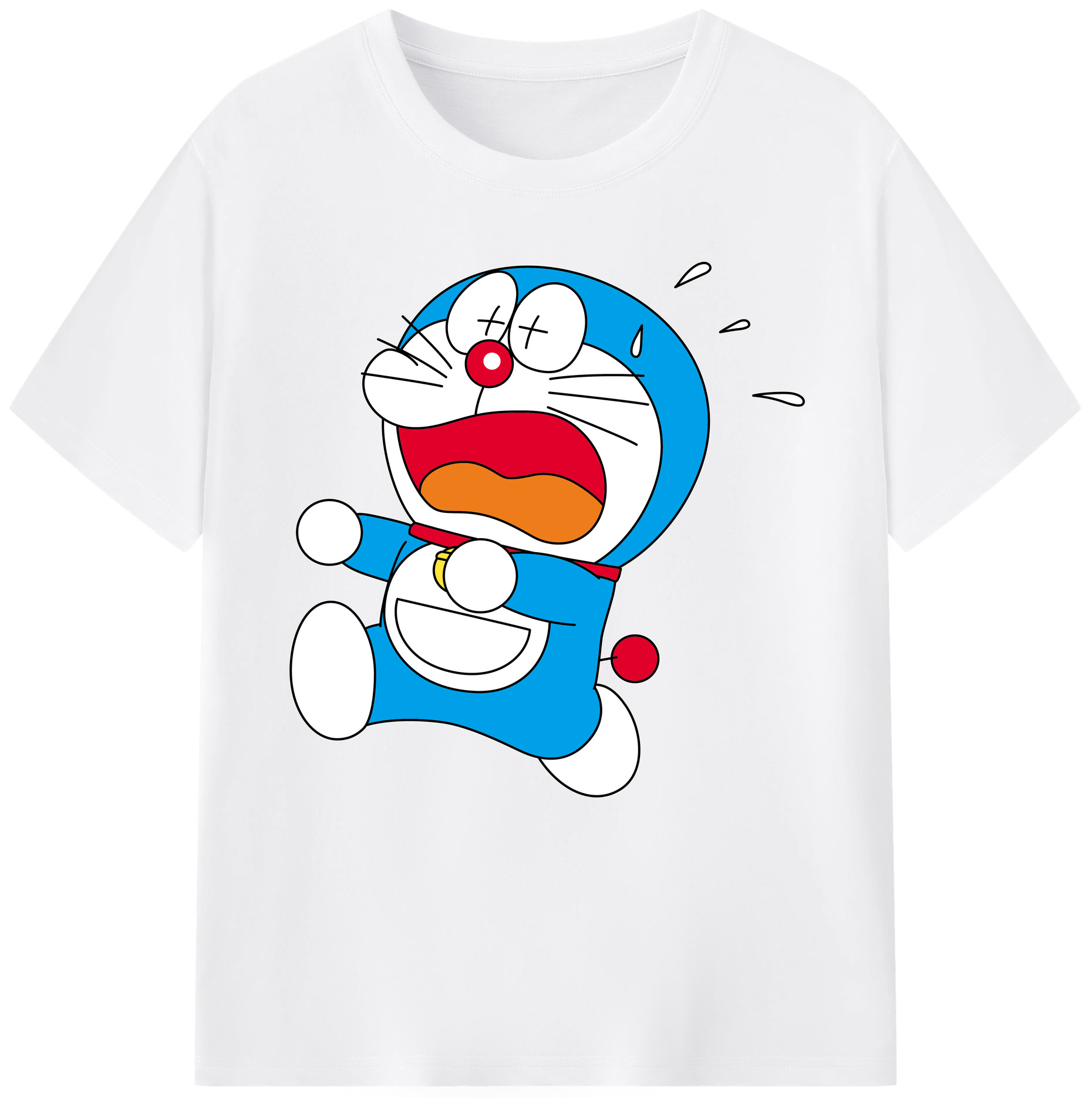 （画像用） ドラえもん Doraemon 綿100％半袖Tシャツ（フロントプリント）