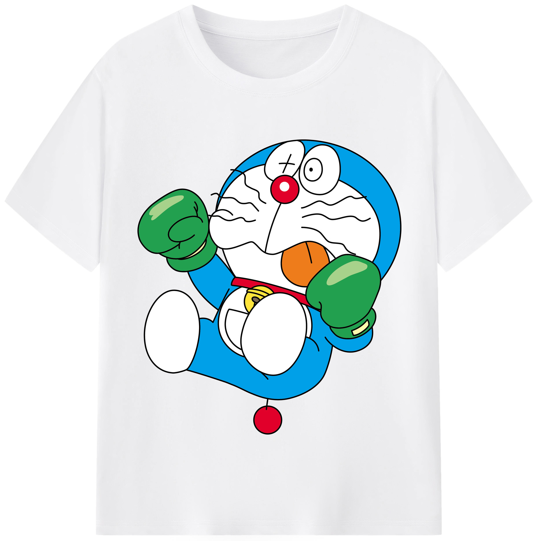 （画像用） ドラえもん Doraemon 綿100％半袖Tシャツ（フロントプリント）