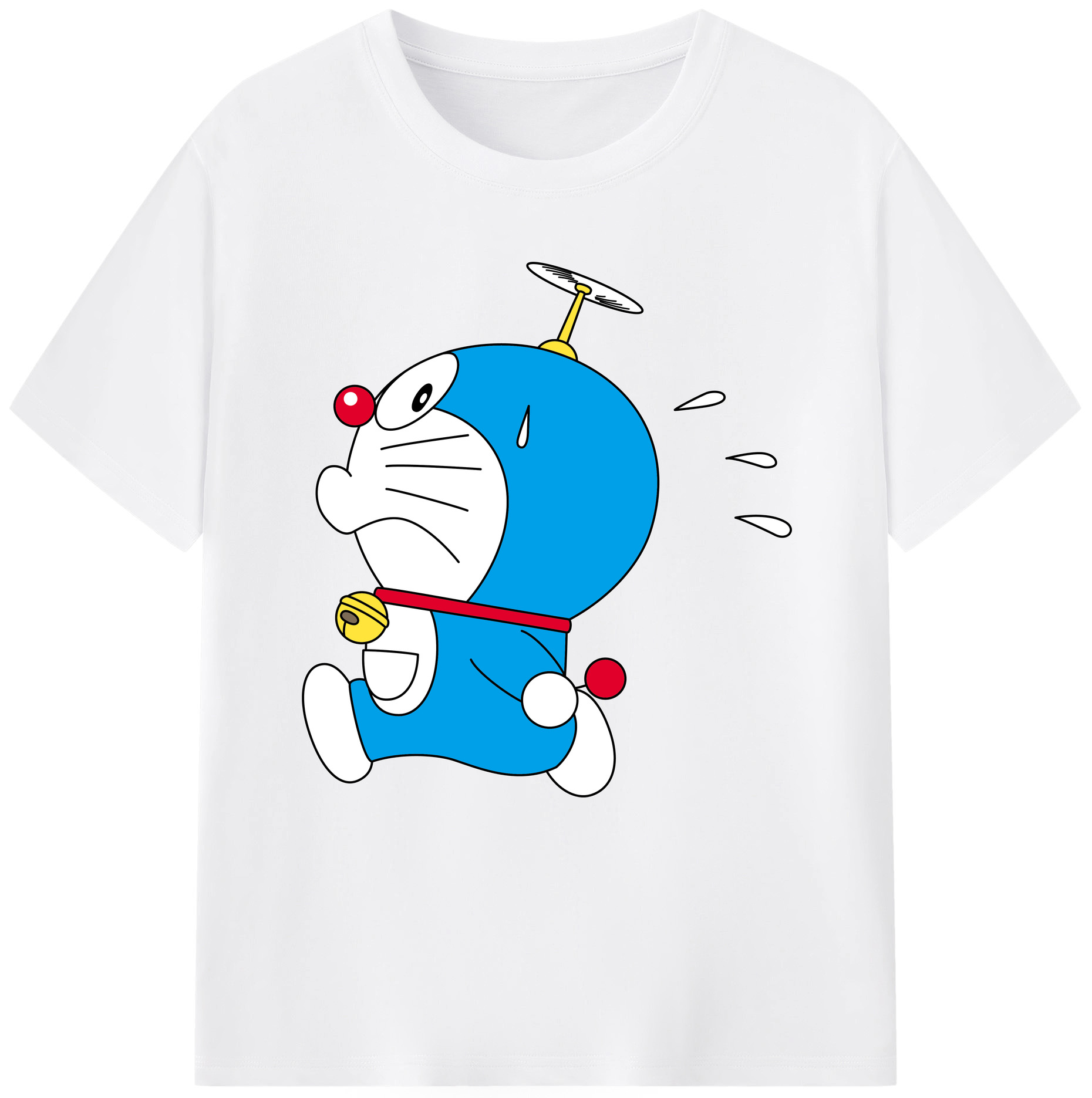 （画像用） ドラえもん Doraemon 綿100％半袖Tシャツ（フロントプリント）
