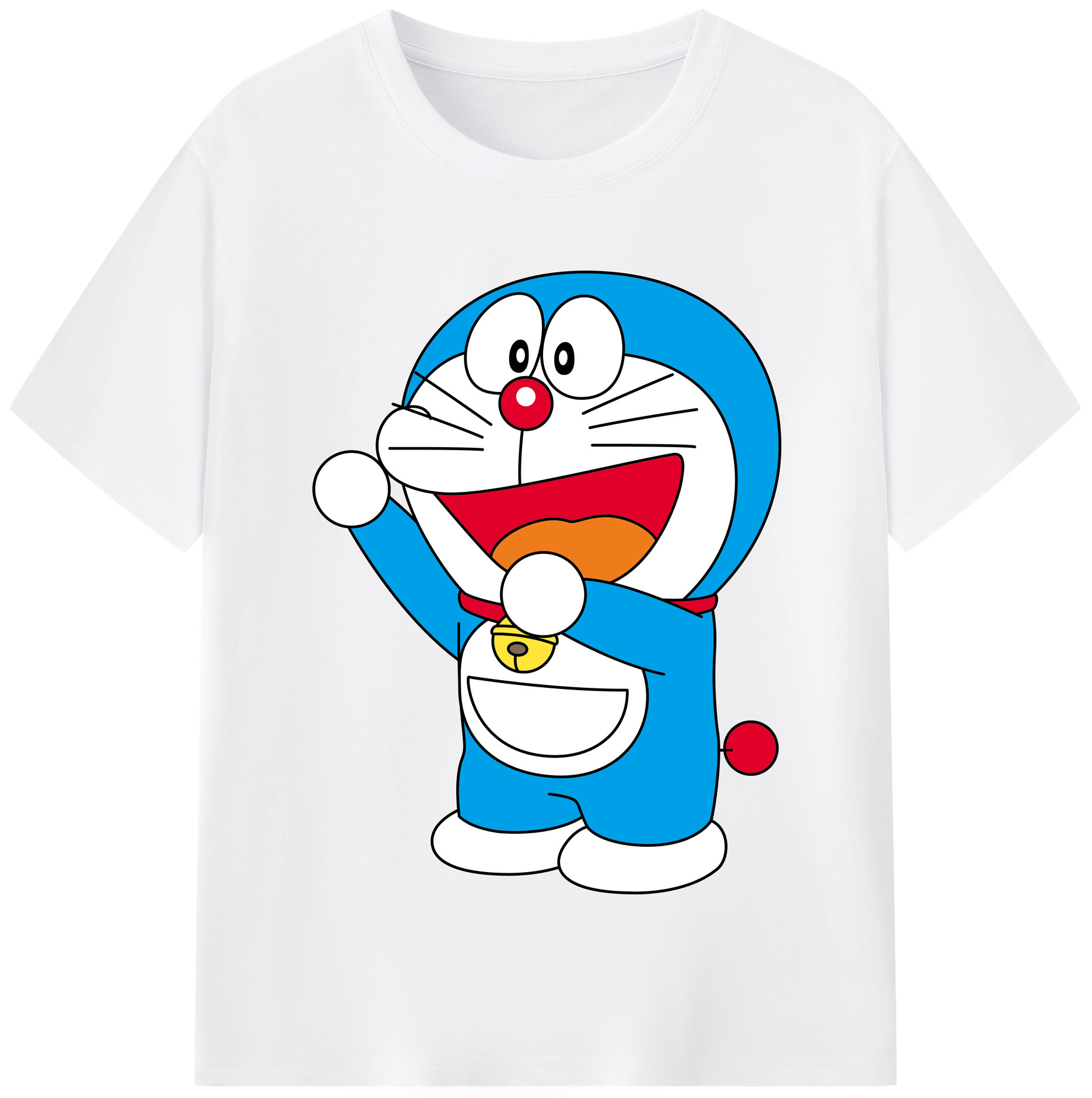（画像用） ドラえもん Doraemon 綿100％半袖Tシャツ（フロントプリント）
