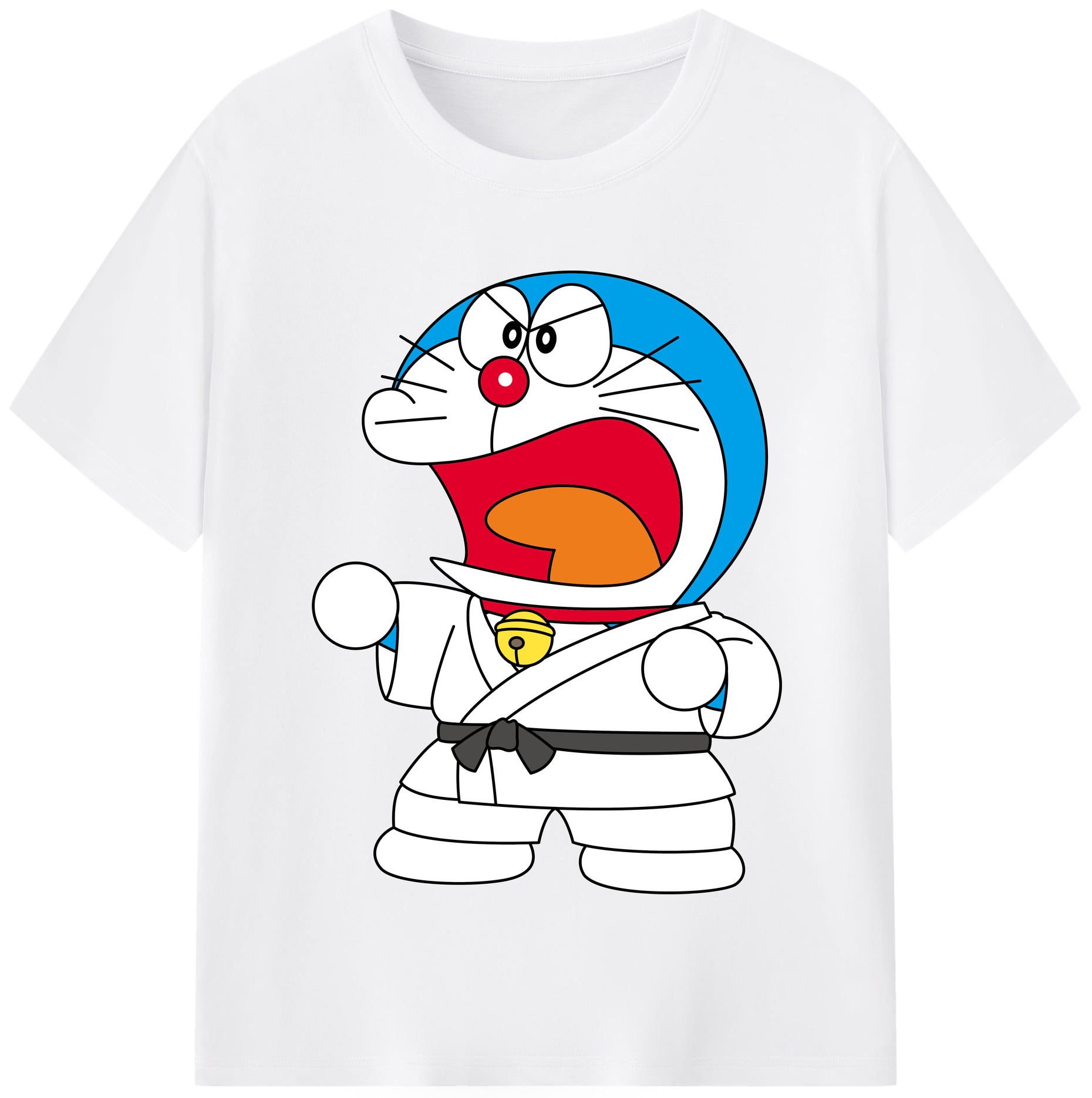 （画像用） ドラえもん Doraemon 綿100％半袖Tシャツ（フロントプリント）