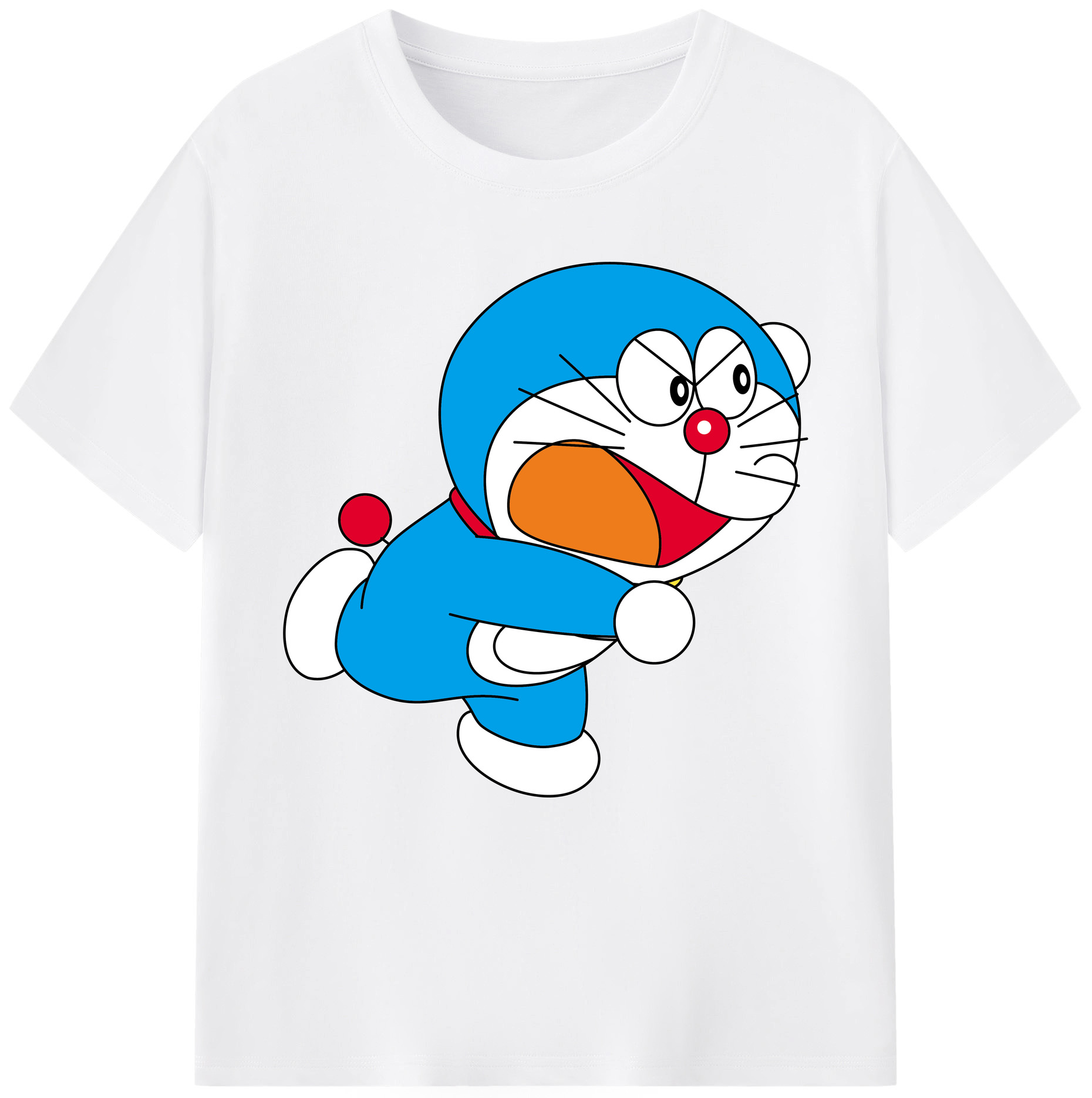 （画像用） ドラえもん Doraemon 綿100％半袖Tシャツ（フロントプリント）