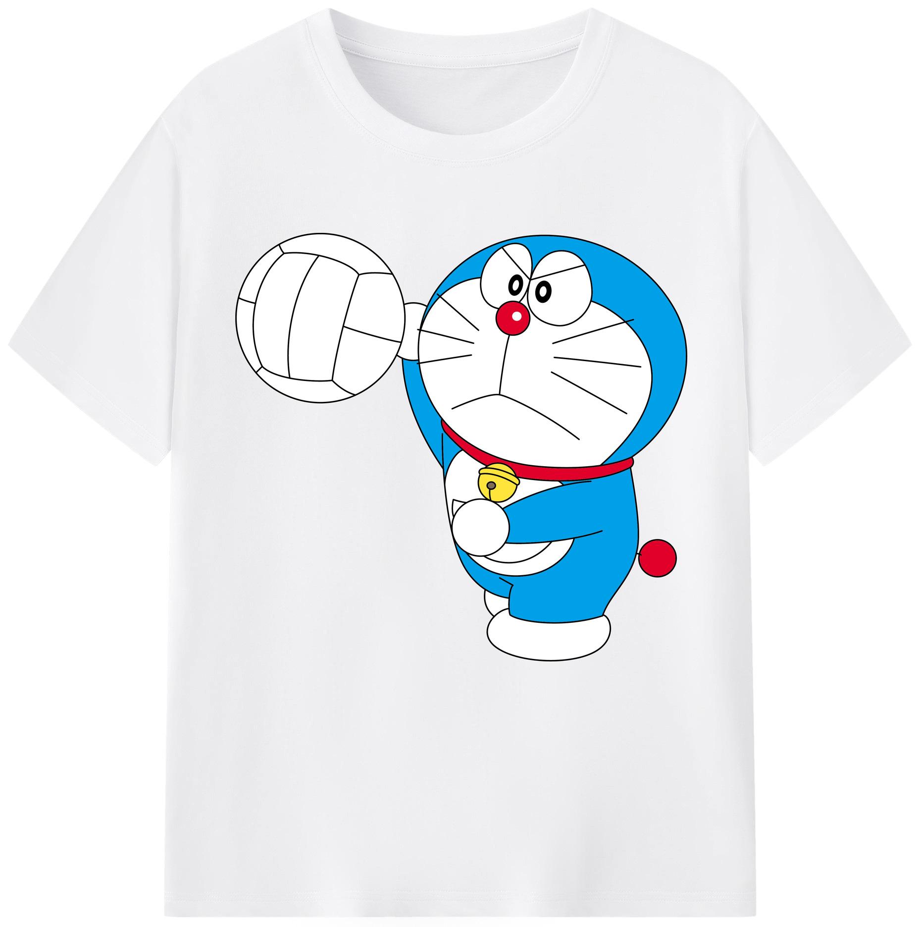 （画像用） ドラえもん Doraemon 綿100％半袖Tシャツ（フロントプリント）