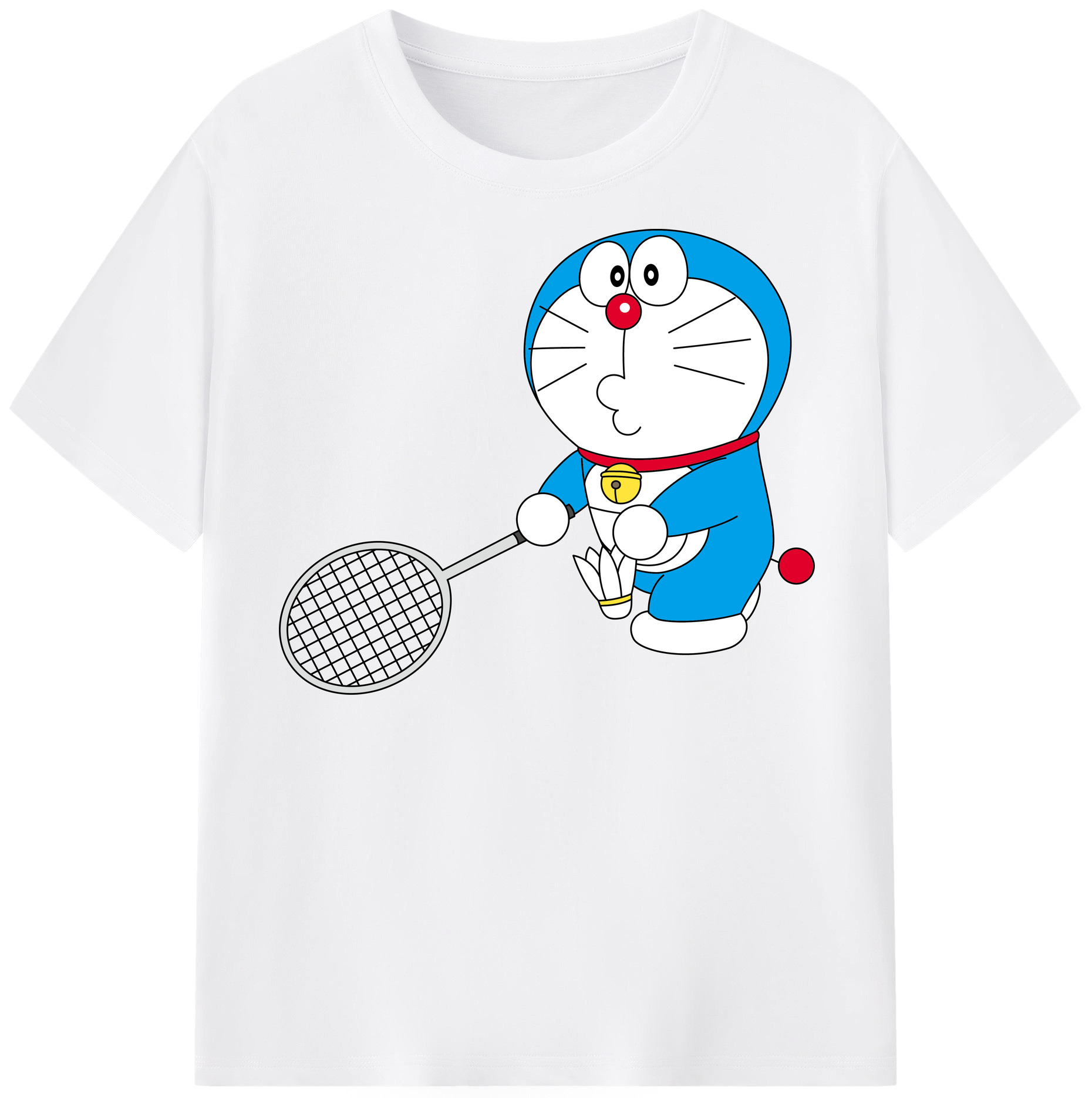 （画像用） ドラえもん Doraemon 綿100％半袖Tシャツ（フロントプリント）