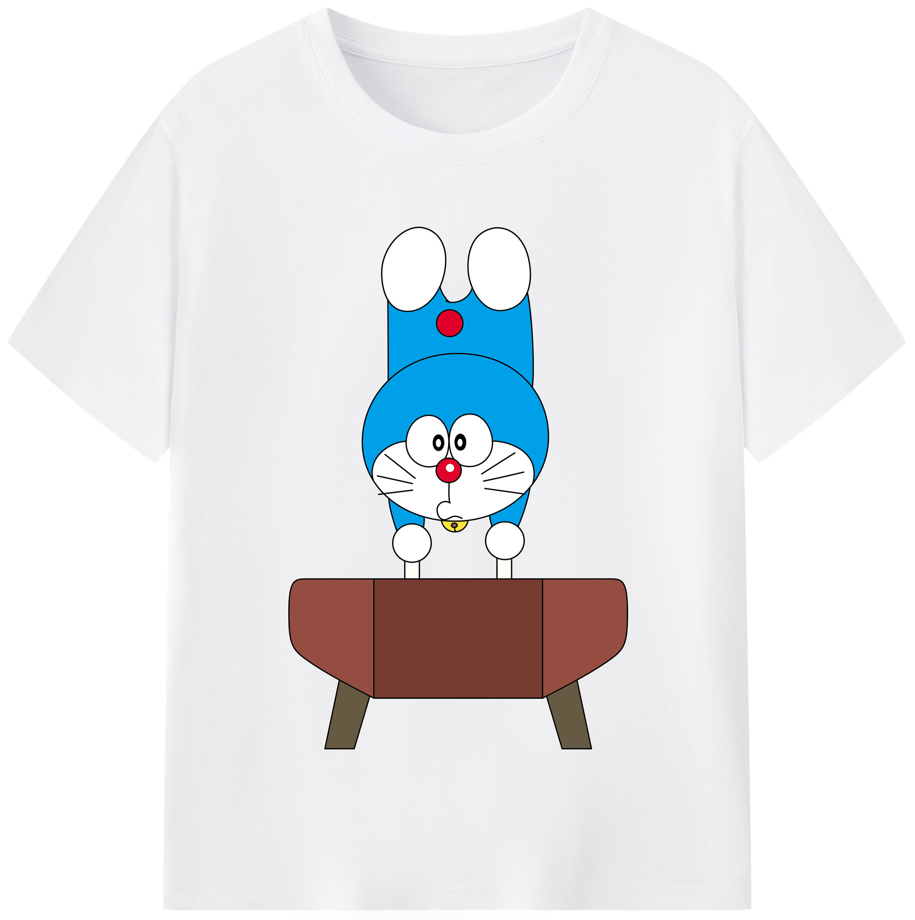 （画像用） ドラえもん Doraemon 綿100％半袖Tシャツ（フロントプリント）
