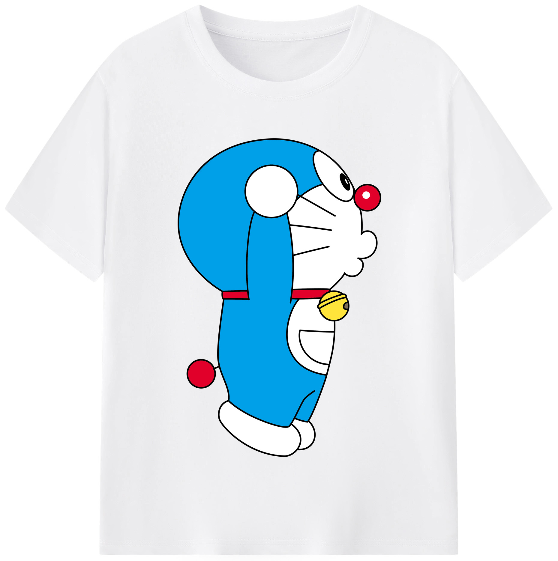 （画像用） ドラえもん Doraemon 綿100％半袖Tシャツ（フロントプリント）