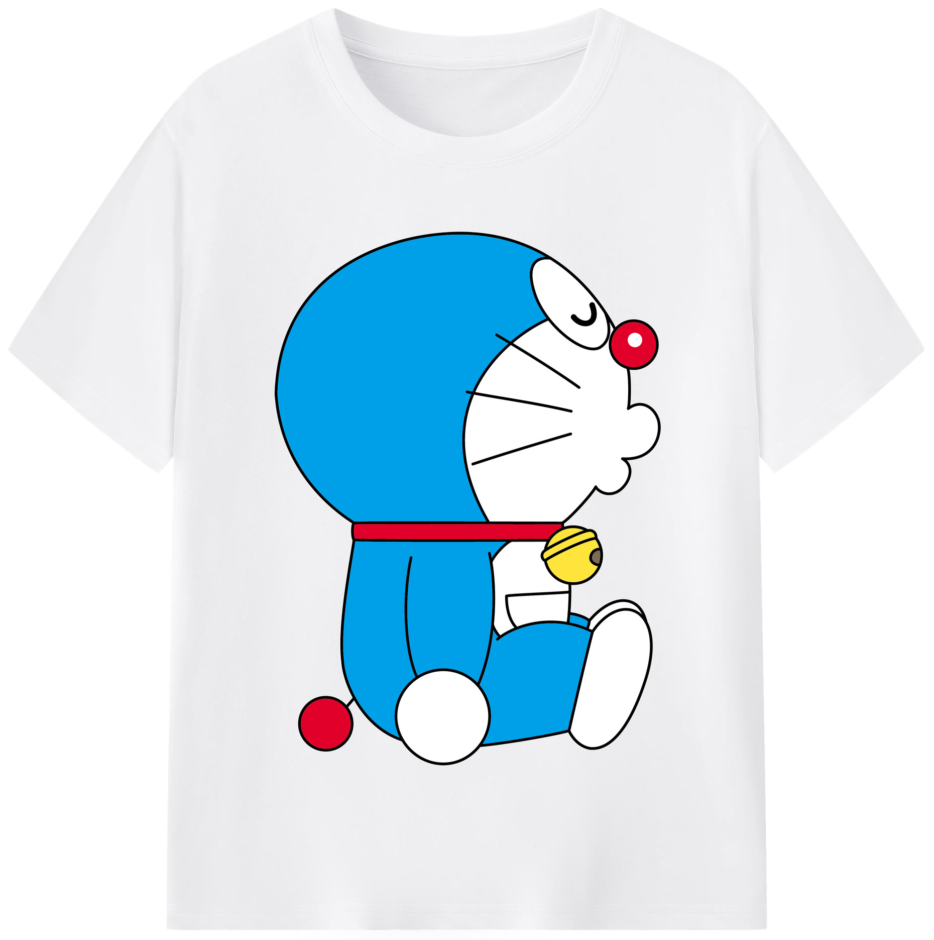 （画像用） ドラえもん Doraemon 綿100％半袖Tシャツ（フロントプリント）