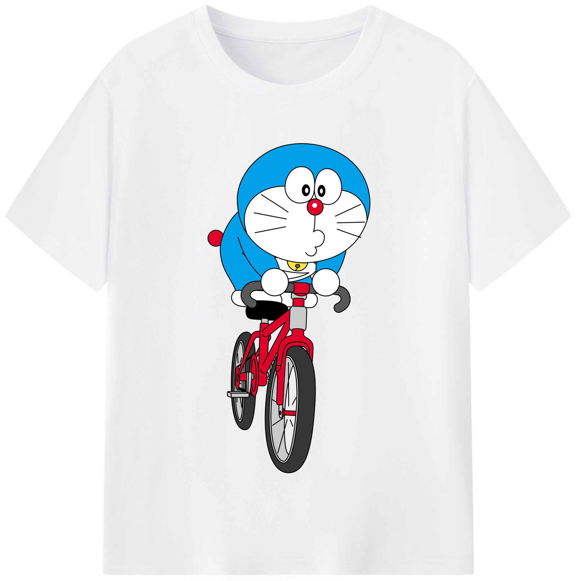 （画像用） ドラえもん Doraemon 綿100％半袖Tシャツ（フロントプリント）