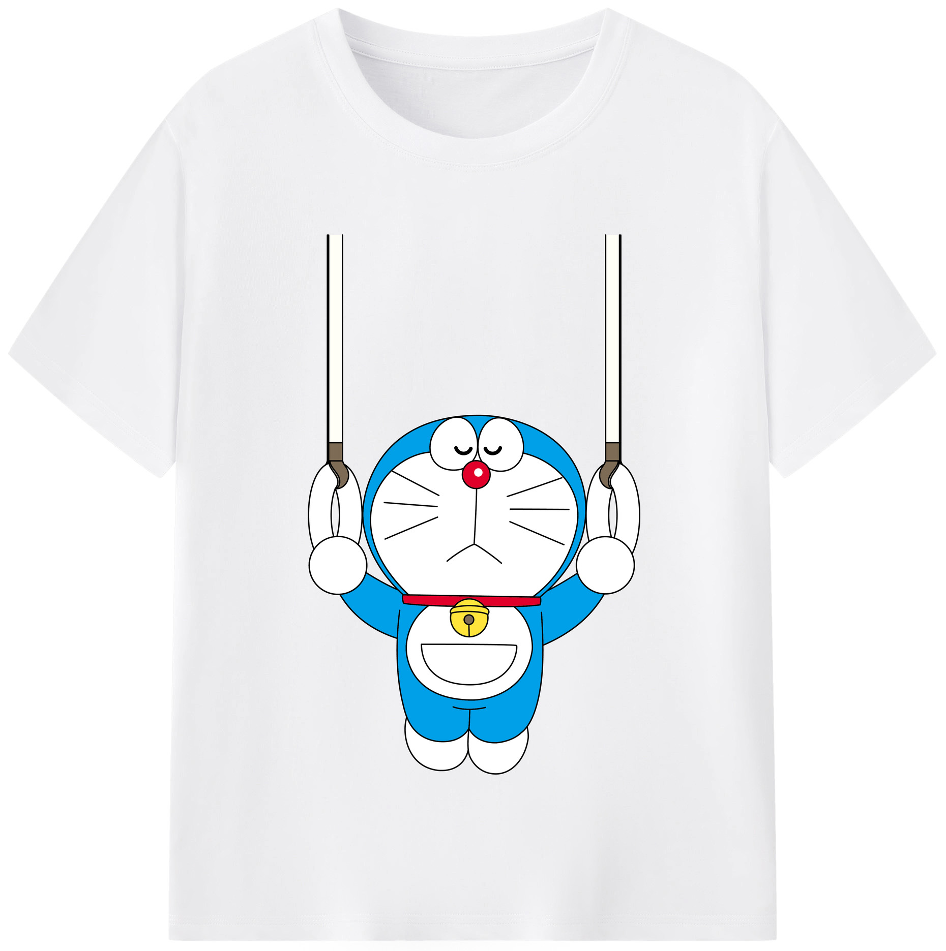 （画像用） ドラえもん Doraemon 綿100％半袖Tシャツ（フロントプリント）
