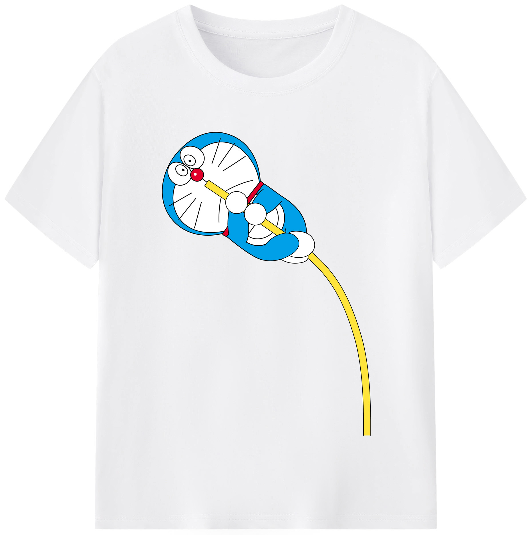 （画像用） ドラえもん Doraemon 綿100％半袖Tシャツ（フロントプリント）