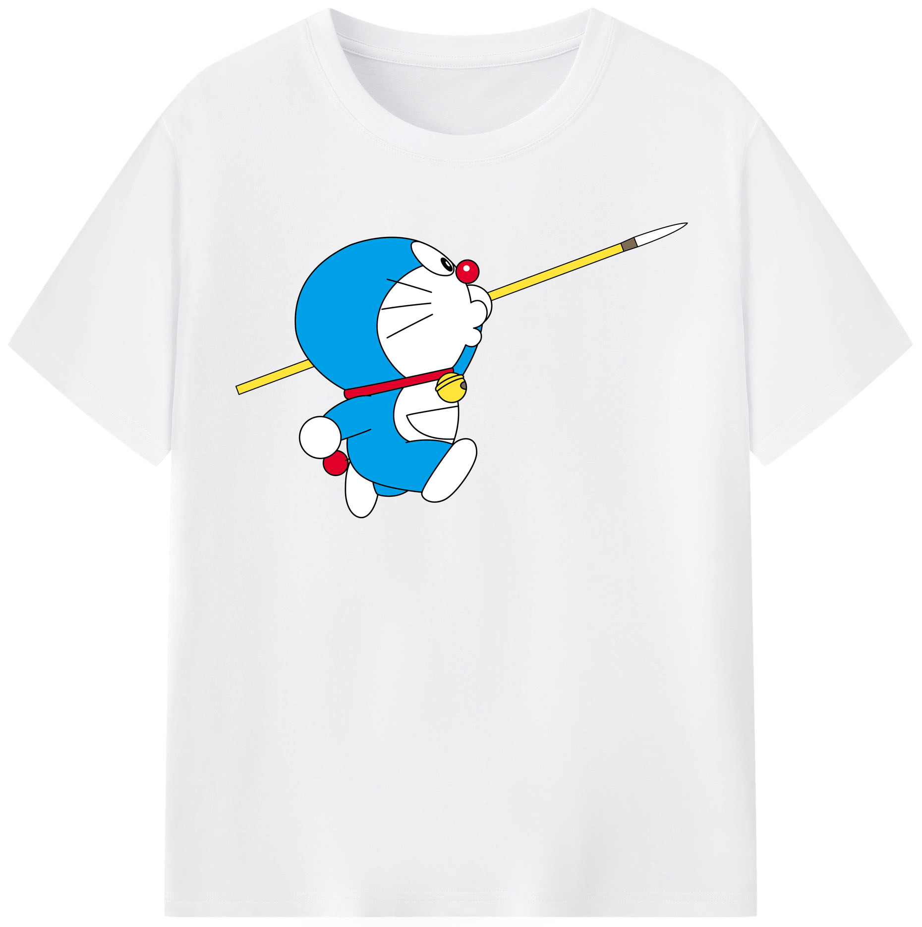 （画像用） ドラえもん Doraemon 綿100％半袖Tシャツ（フロントプリント）