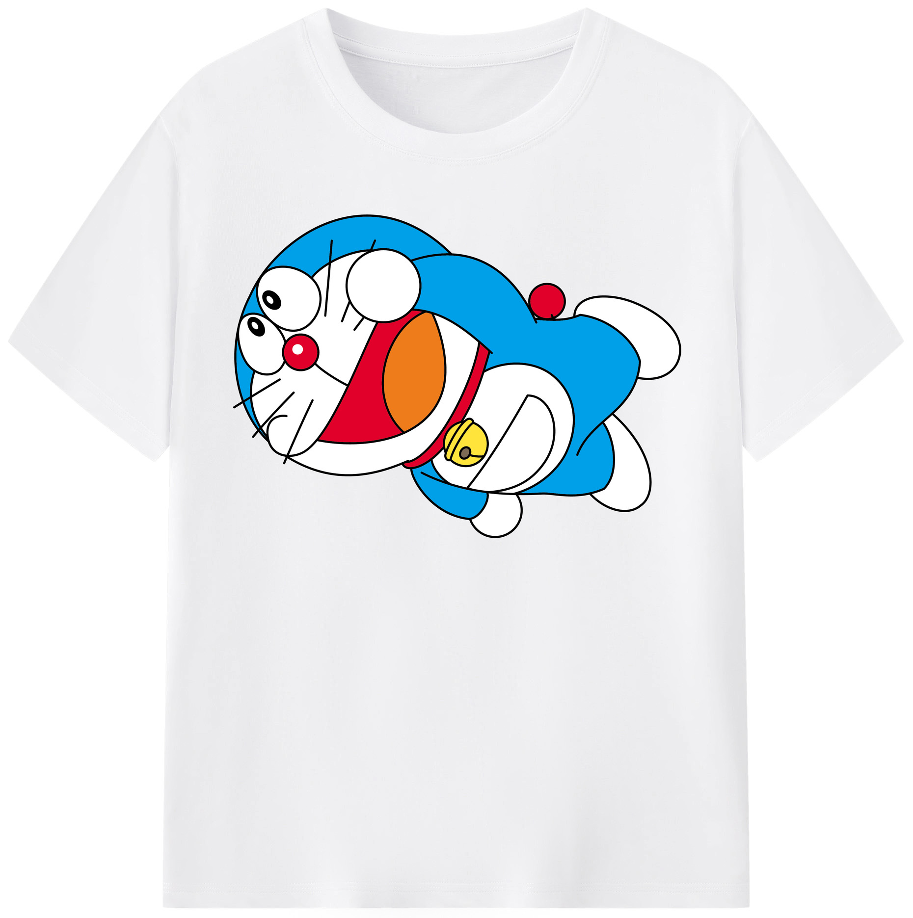 （画像用） ドラえもん Doraemon 綿100％半袖Tシャツ（フロントプリント）