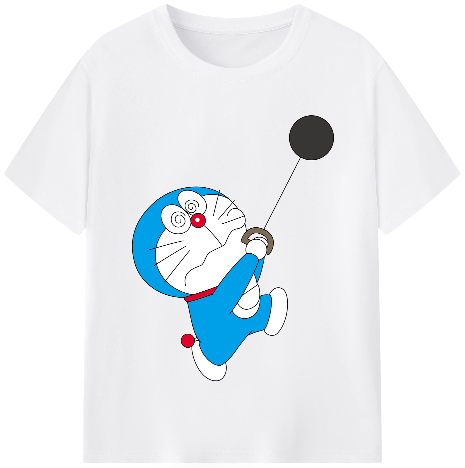 （画像用） ドラえもん Doraemon 綿100％半袖Tシャツ（フロントプリント）