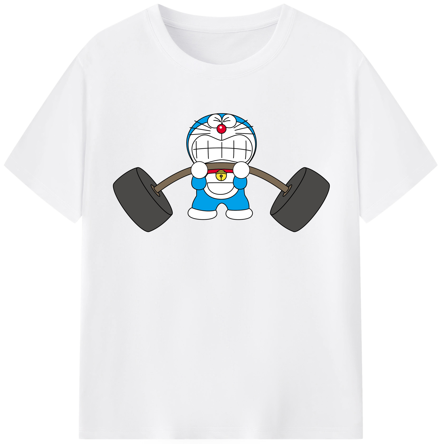 （画像用） ドラえもん Doraemon 綿100％半袖Tシャツ（フロントプリント）