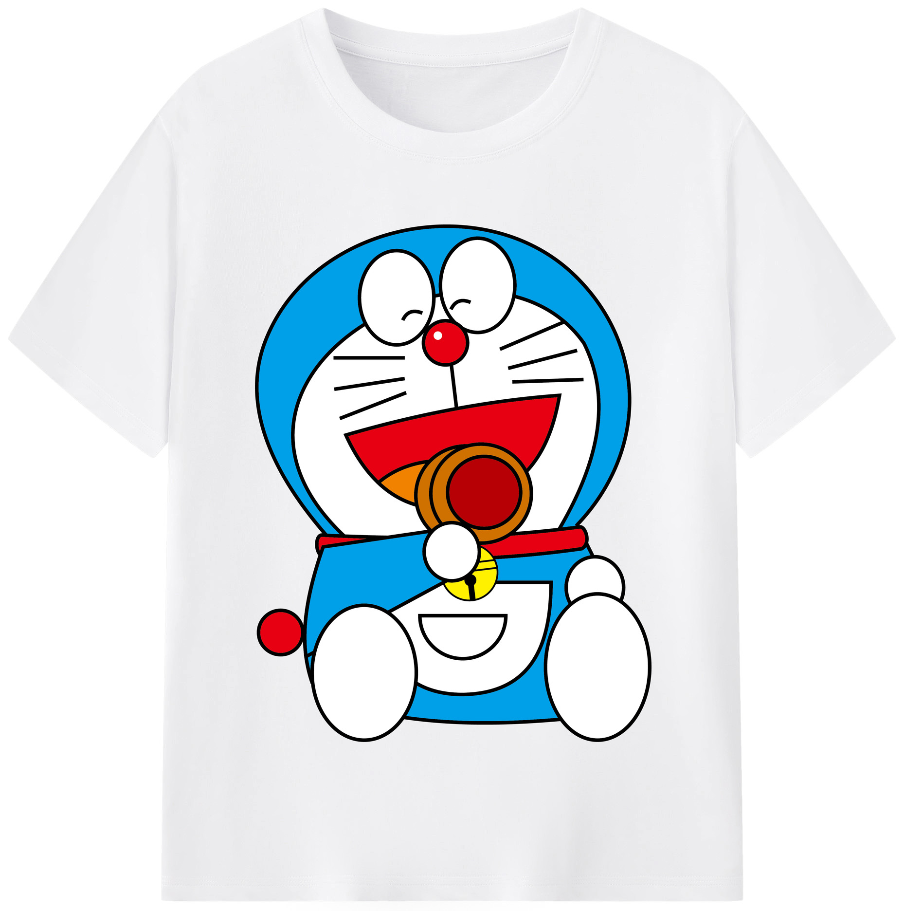 （画像用） ドラえもん Doraemon 綿100％半袖Tシャツ（フロントプリント）