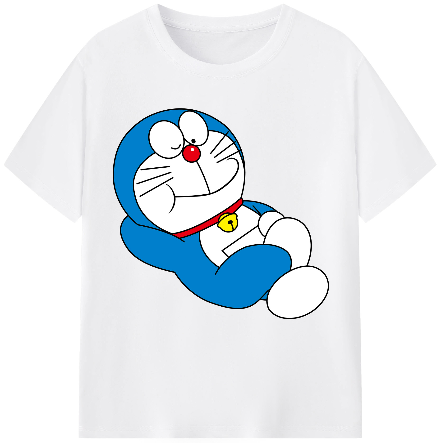 （画像用） ドラえもん Doraemon 綿100％半袖Tシャツ（フロントプリント）