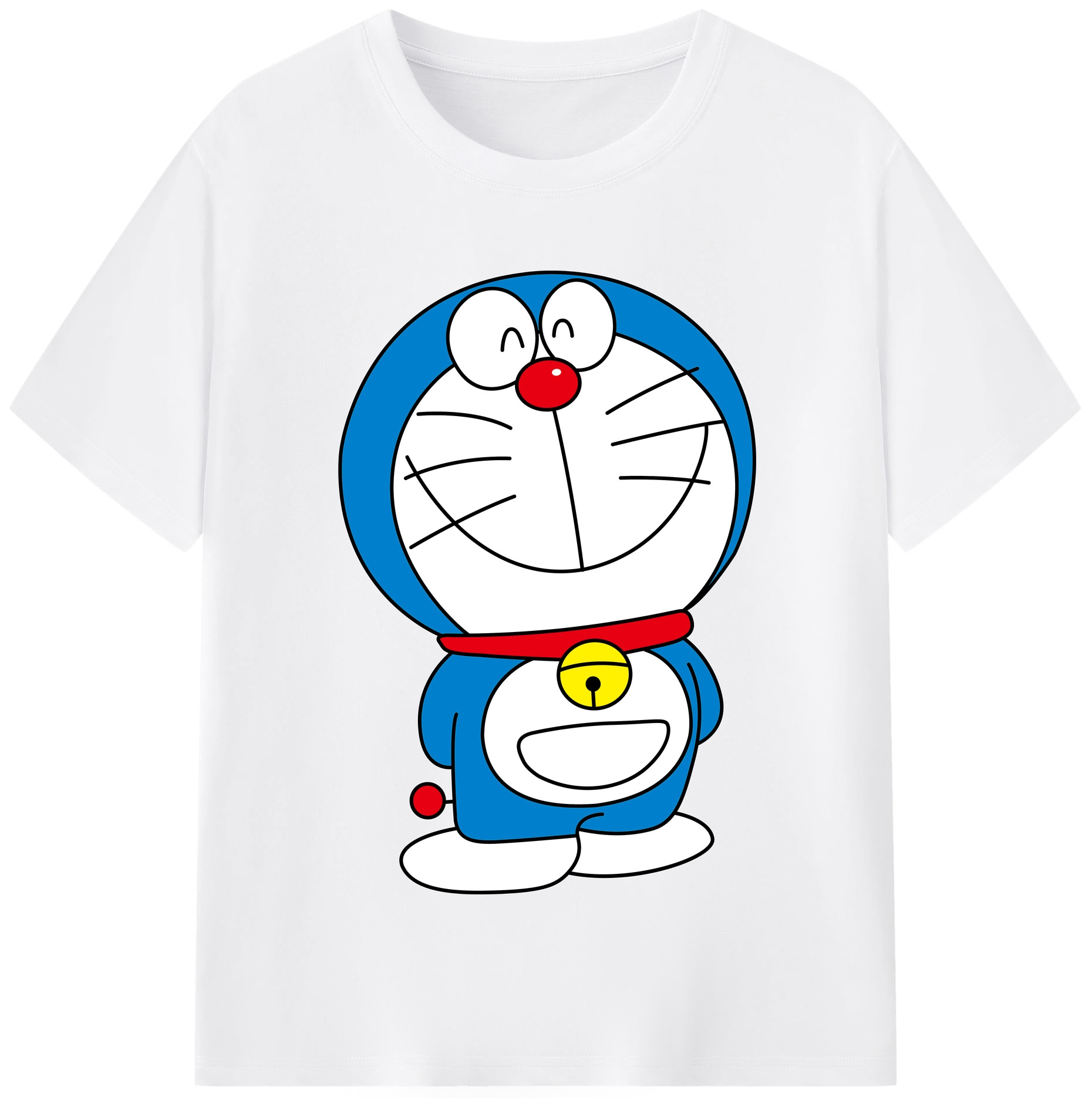 （画像用） ドラえもん Doraemon 綿100％半袖Tシャツ（フロントプリント）