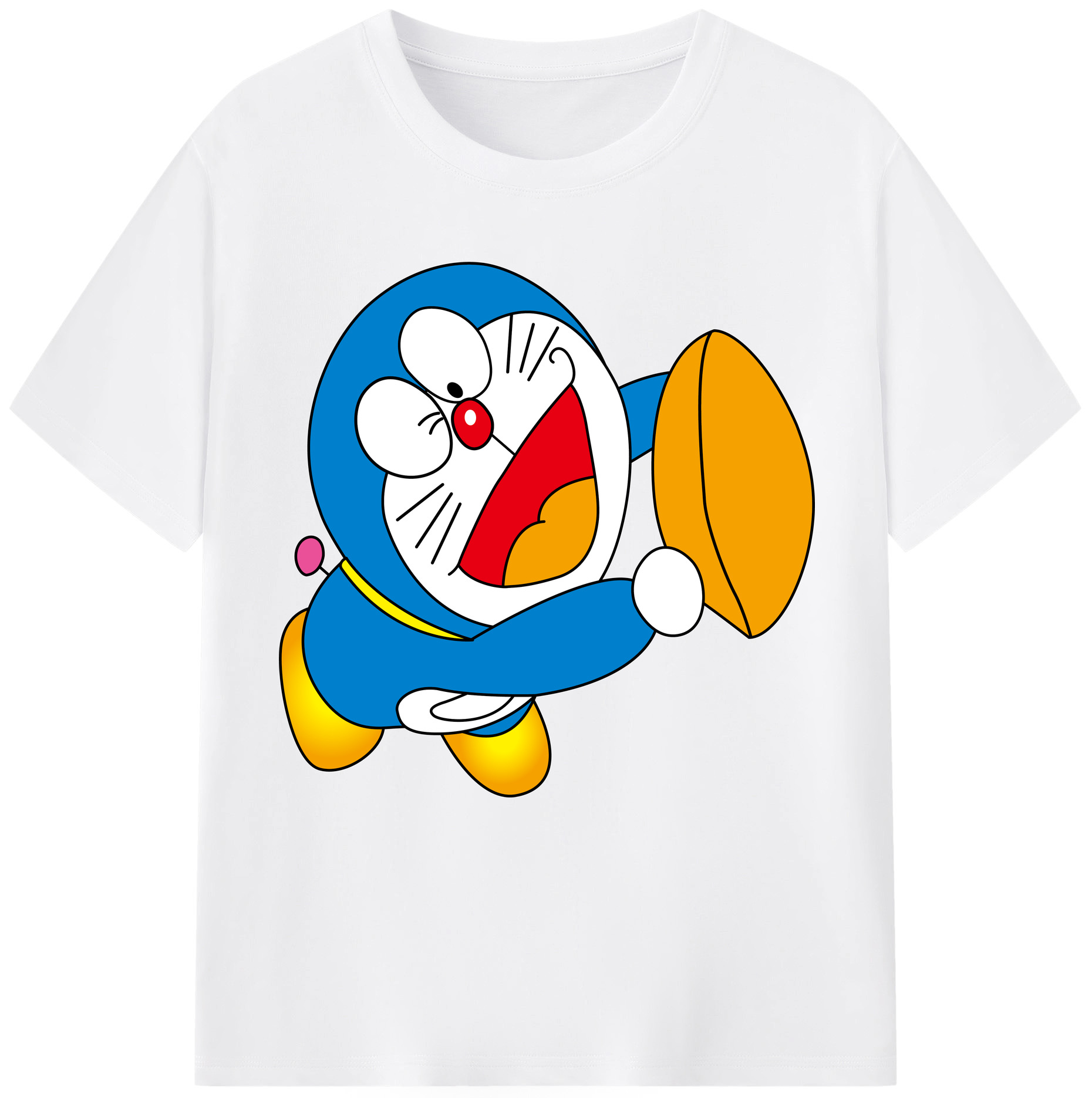 （画像用） ドラえもん Doraemon 綿100％半袖Tシャツ（フロントプリント）