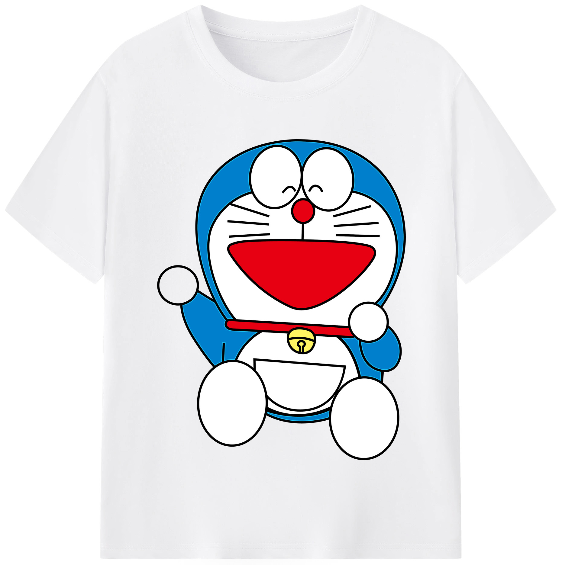 （画像用） ドラえもん Doraemon 綿100％半袖Tシャツ（フロントプリント）