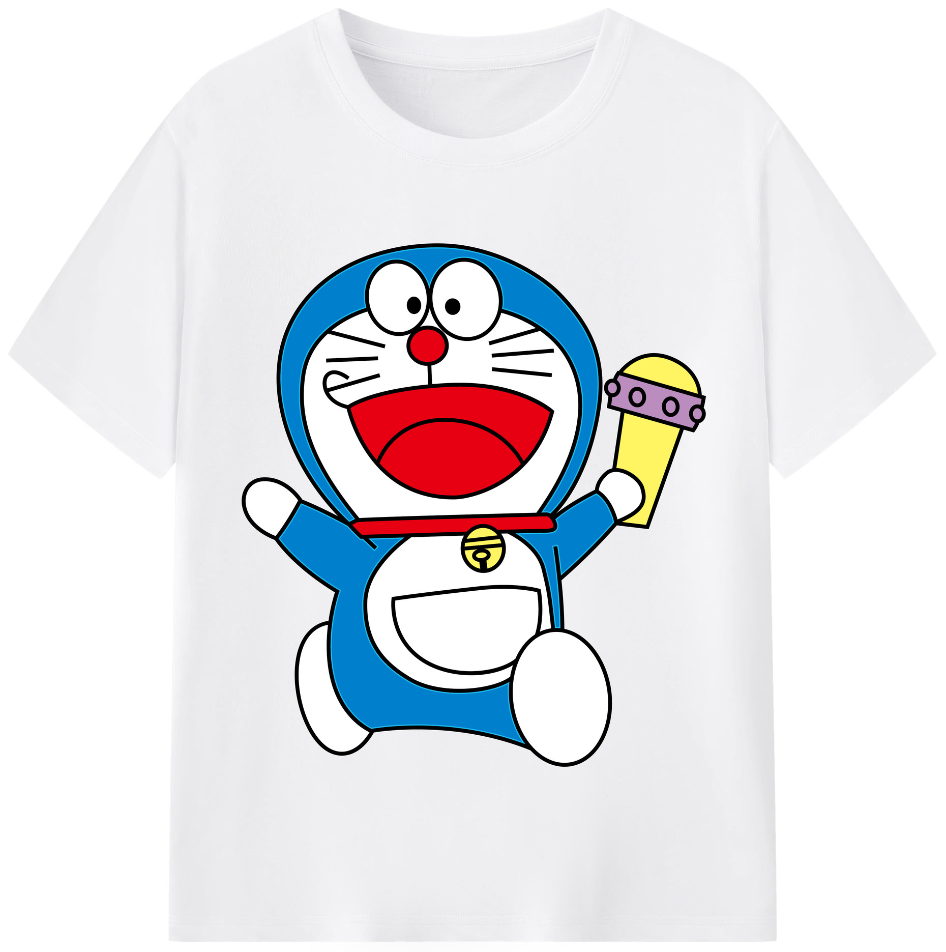 （画像用） ドラえもん Doraemon 綿100％半袖Tシャツ（フロントプリント）