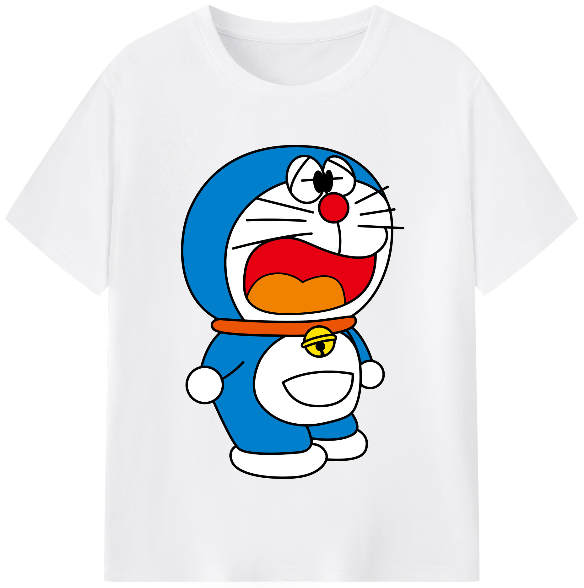 （画像用） ドラえもん Doraemon 綿100％半袖Tシャツ（フロントプリント）