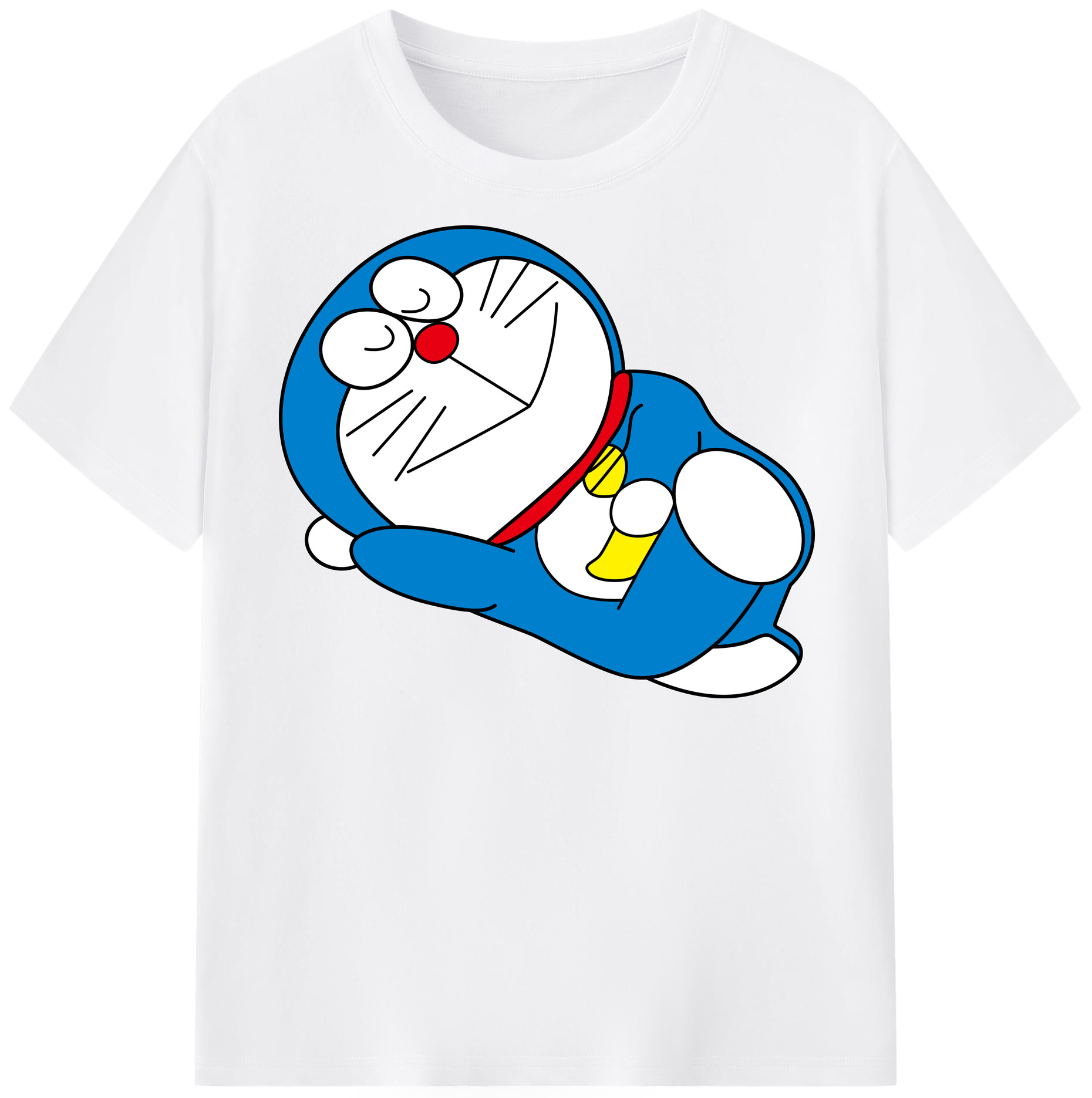 （画像用） ドラえもん Doraemon 綿100％半袖Tシャツ（フロントプリント）