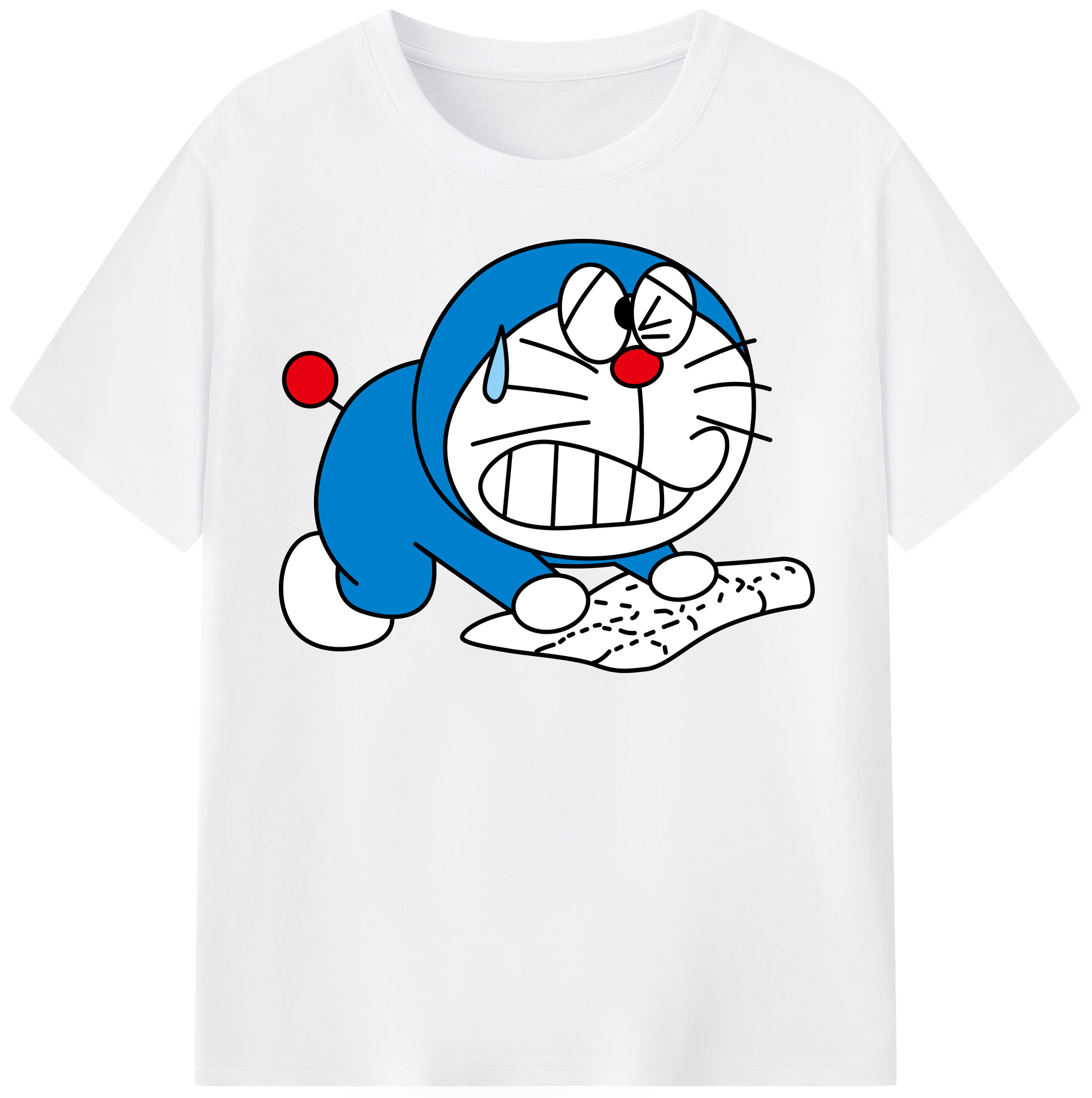 （画像用） ドラえもん Doraemon 綿100％半袖Tシャツ（フロントプリント）