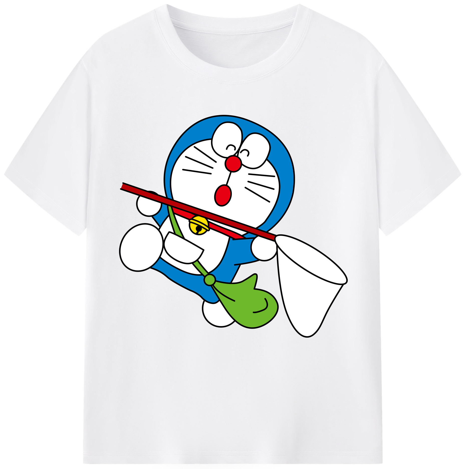 （画像用） ドラえもん Doraemon 綿100％半袖Tシャツ（フロントプリント）