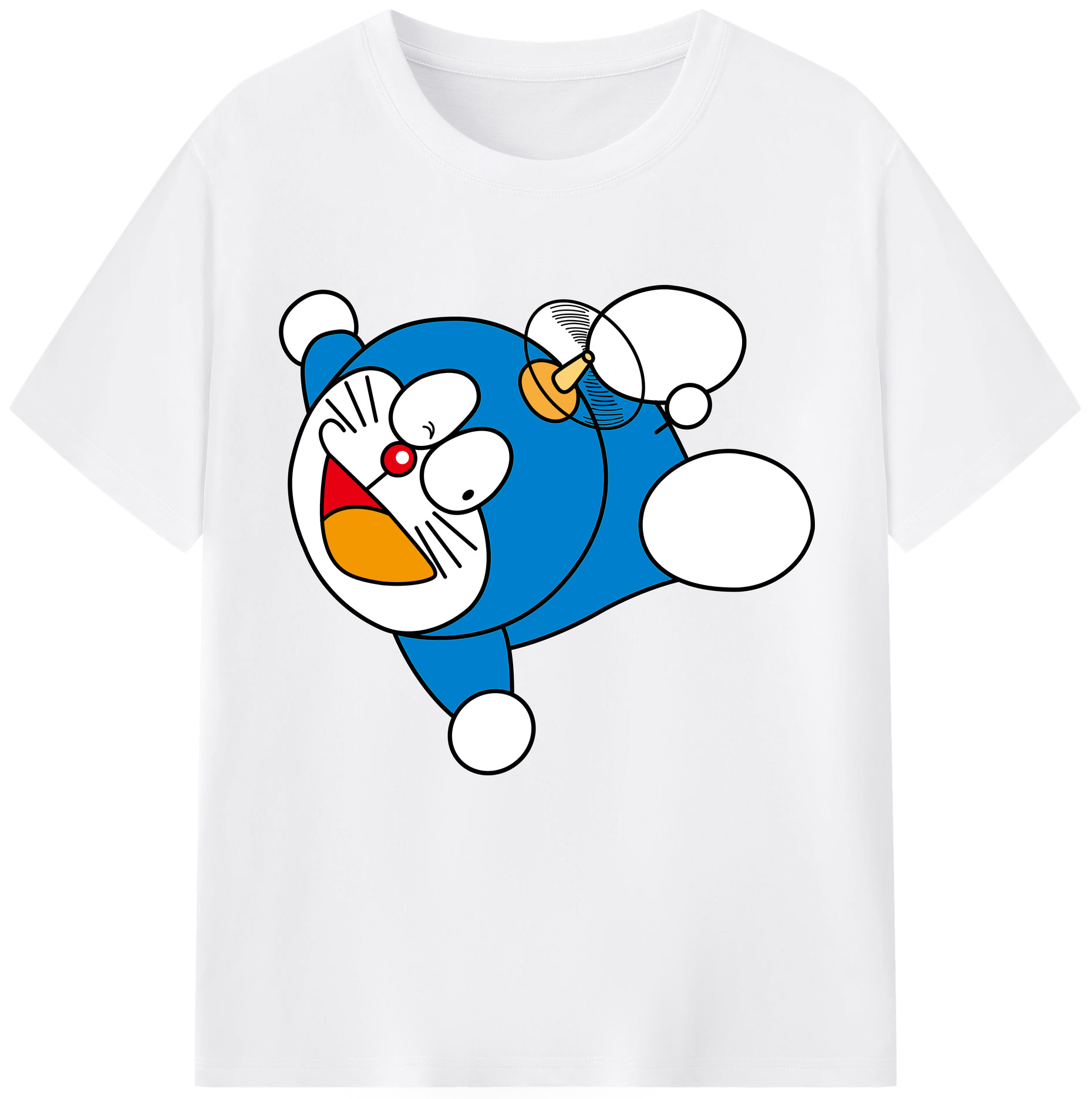 （画像用） ドラえもん Doraemon 綿100％半袖Tシャツ（フロントプリント）