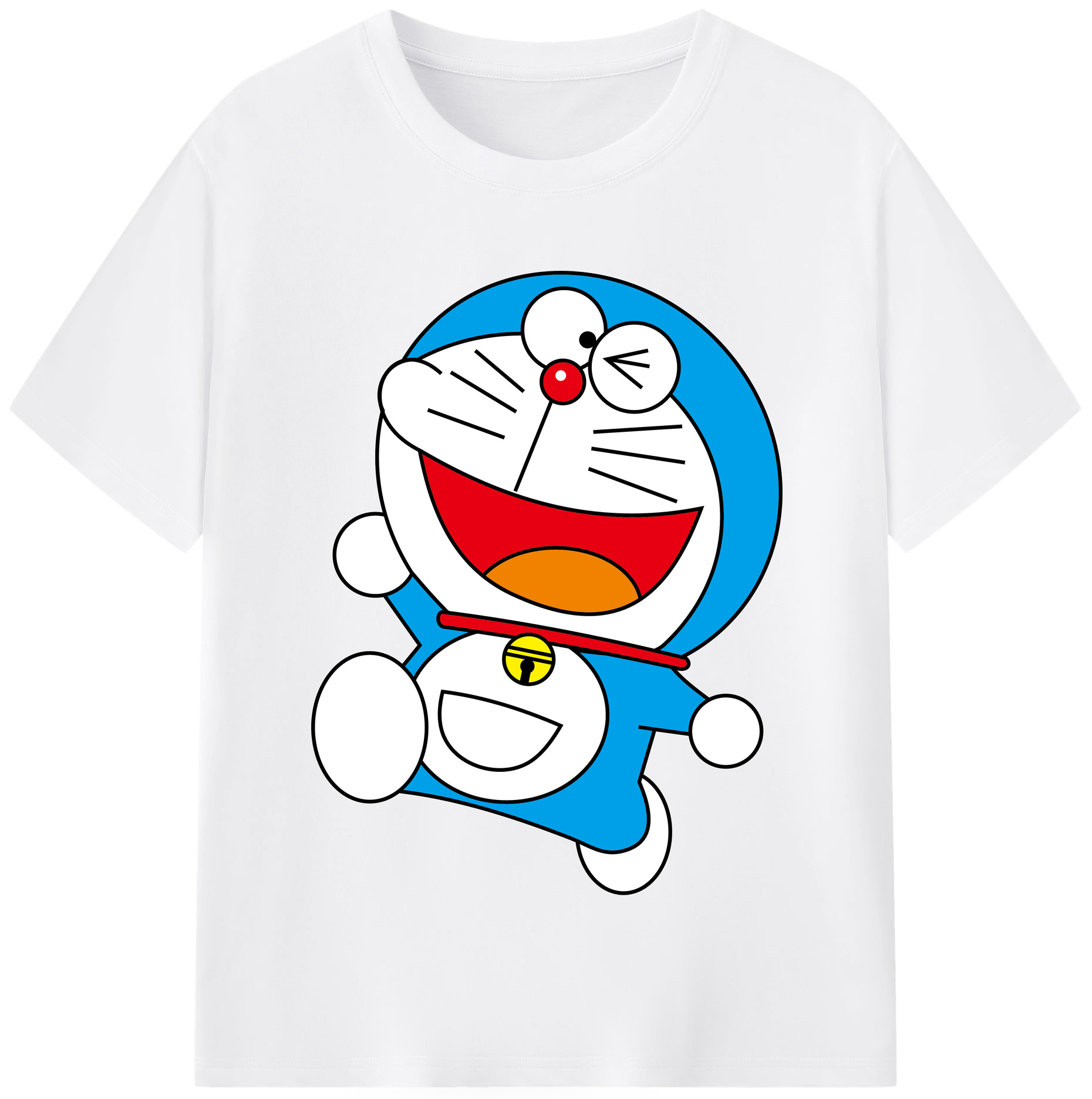 （画像用） ドラえもん Doraemon 綿100％半袖Tシャツ（フロントプリント）