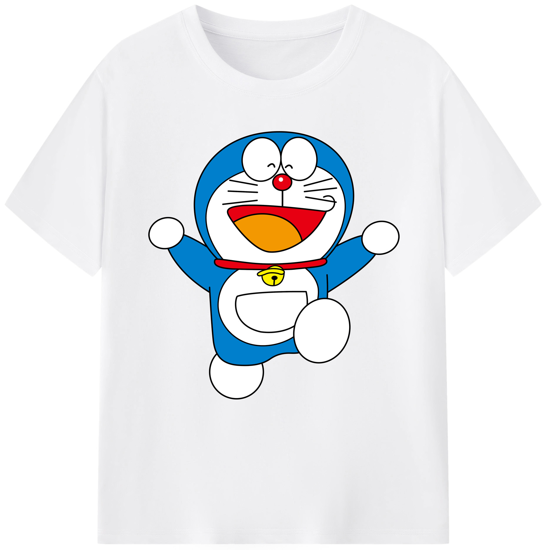（画像用） ドラえもん Doraemon 綿100％半袖Tシャツ（フロントプリント）